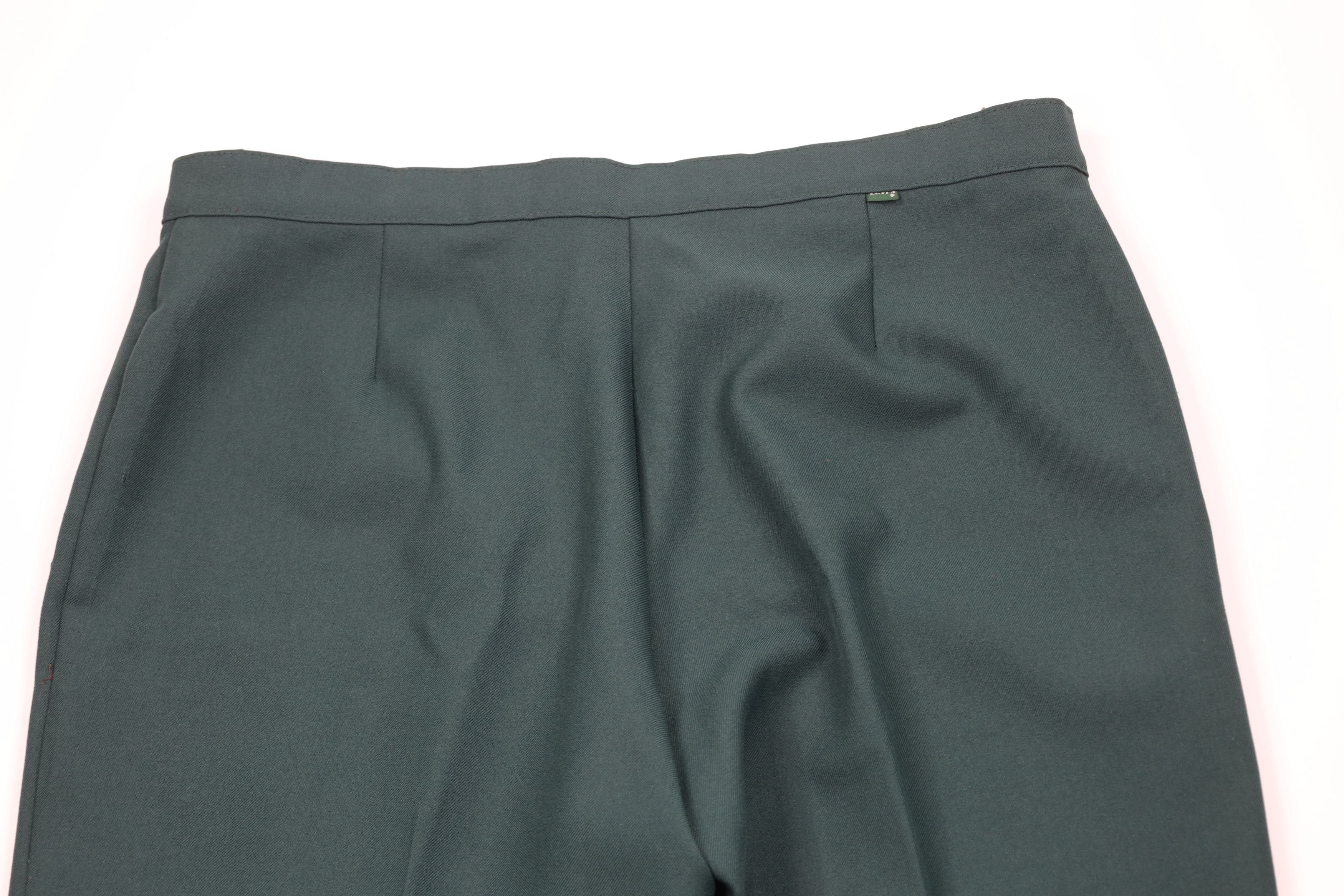 Levi's Vintage 70s 80s Levis Knit Wide Leg Chino Pants Green USA Size 40" / US 18 - 10 Thumbnail
