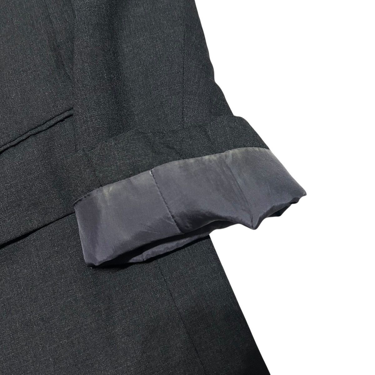 Issey Miyake 522 80s ISSEY MIYAKE vintage suit set up archive gray wool Size 42R - 8 Thumbnail