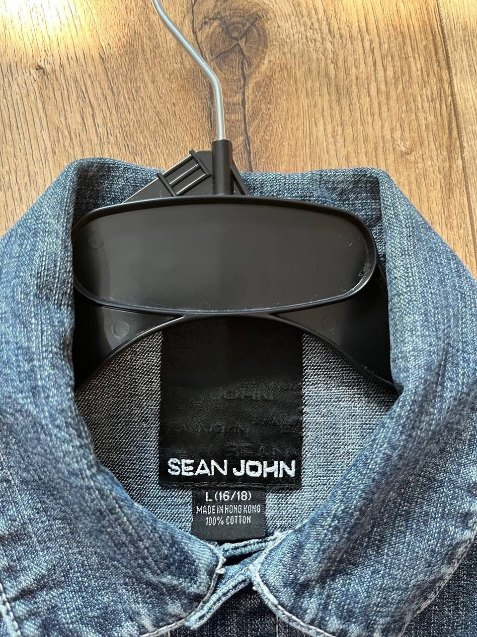 Sean John SEAN JOHN Vintage Distressed Logo Denim Jacket Size US S / EU 44-46 / 1 - 9 Thumbnail