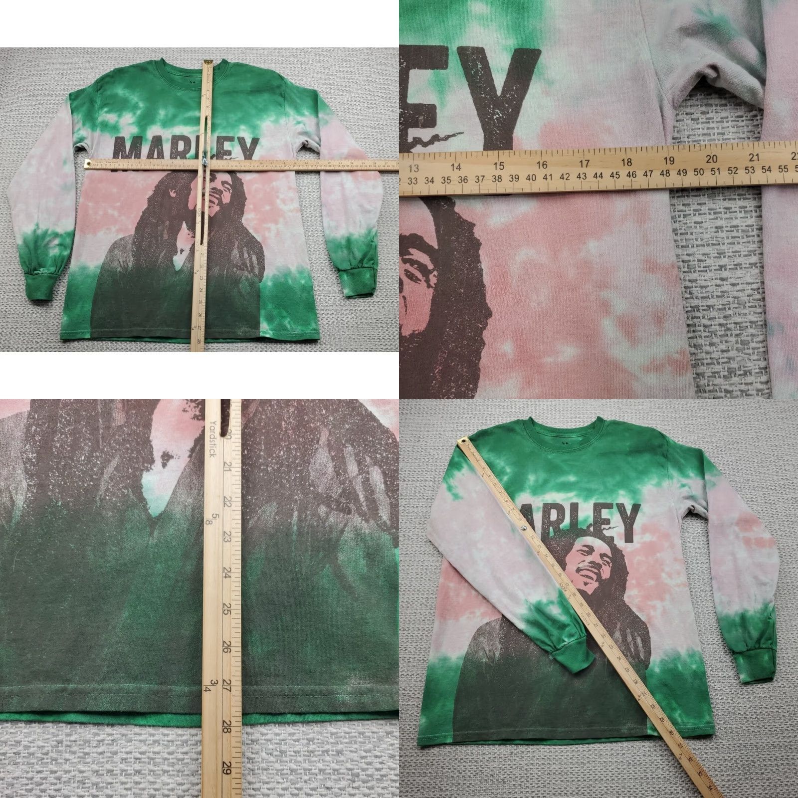 Vintage **Zion Band Music Bob Marley T-Shirt Adult Small Long Sleeve Tie-Dye** User: Zion Band Music Bob Marley T-Shirt Adult Small Long Sleeve Tie-Dye Size US S / EU 44-46 / 1 - 8 Thumbnail
