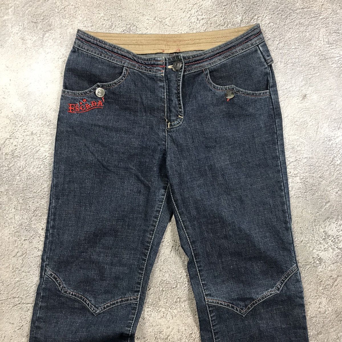 Vintage Vintage Y2K Flared Distressed Baggy Jeans Grunge Skate 27 Size 27" / US 4 / IT 40 - 3 Thumbnail