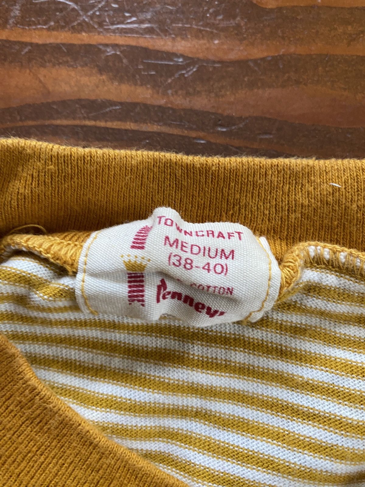 Retrofit Vintage 50s/60s Penney’s Towncraft Stripe Single Stitch Tee Size US XS / EU 42 / 0 - 5 Thumbnail