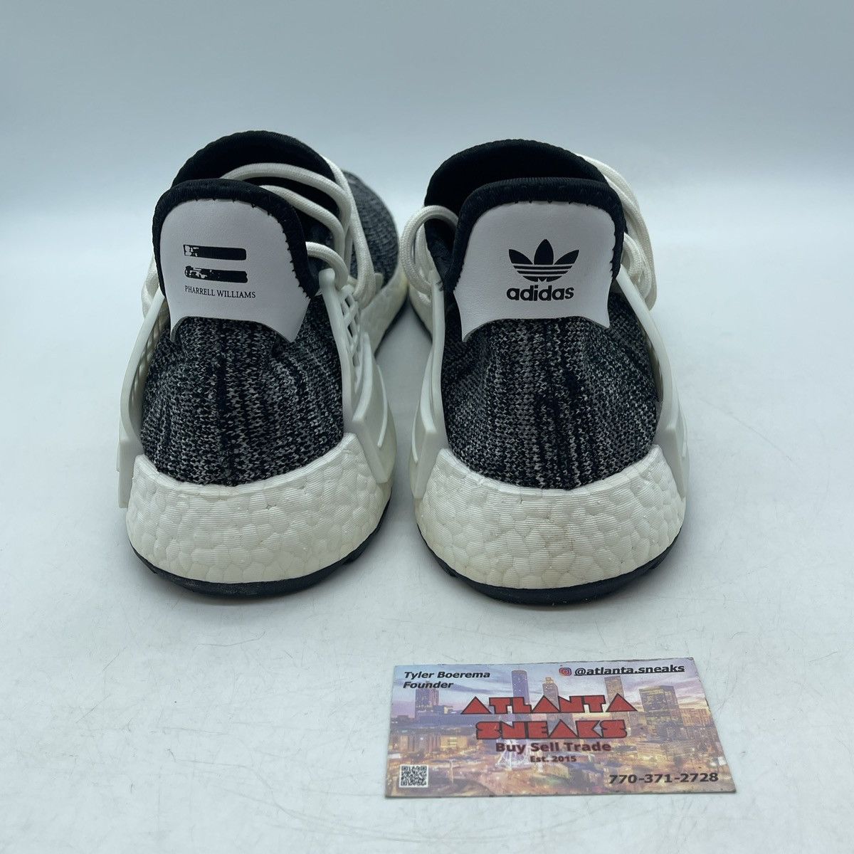 Adidas Pharrell x NHD human race trail Oreo Size US 9 / EU 42 - 3 Thumbnail