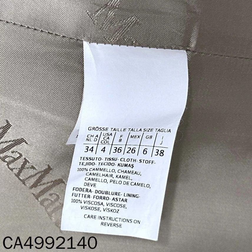 Other Max Mara Manuela Camel Long Overcoat 99 New 38 Size S / US 4 / IT 40 - 5 Thumbnail