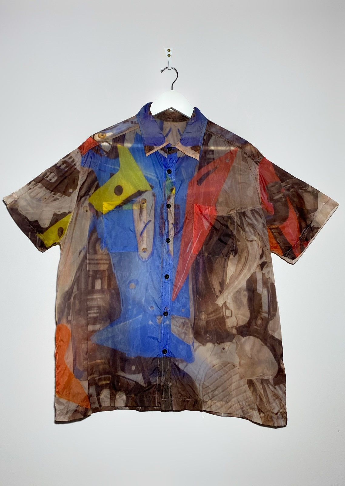 KTZ KTZ Kokon To Zai Transparent Leightweight Button Up Shirt Size US M / EU 48-50 / 2 - 1 Thumbnail