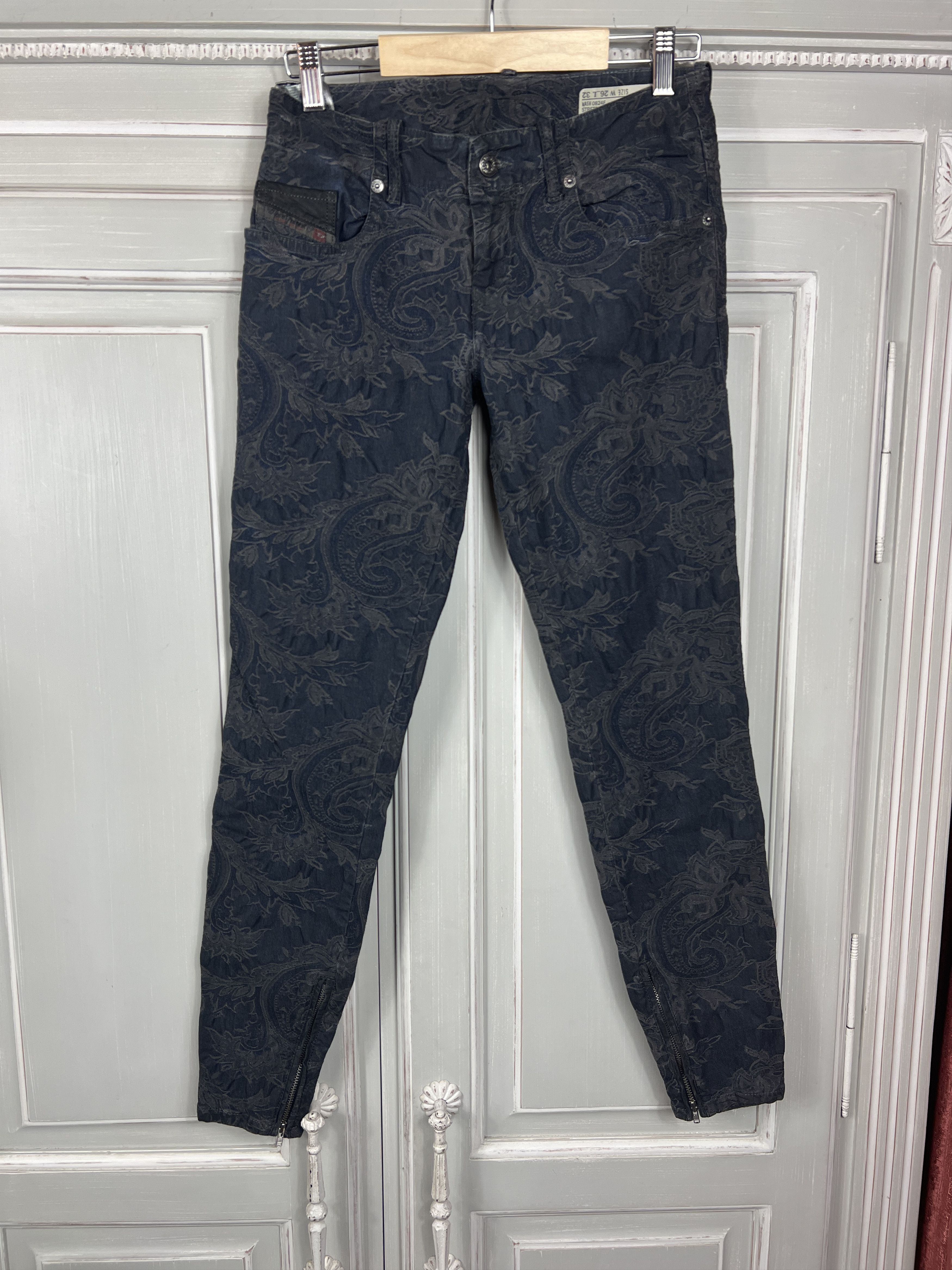 Diesel DIESEL GRUPEE 0824 F SLIM SKINNY STRETCH WOMAN W25 L 32 Size 25" / US 0 / IT 36 - 4 Thumbnail