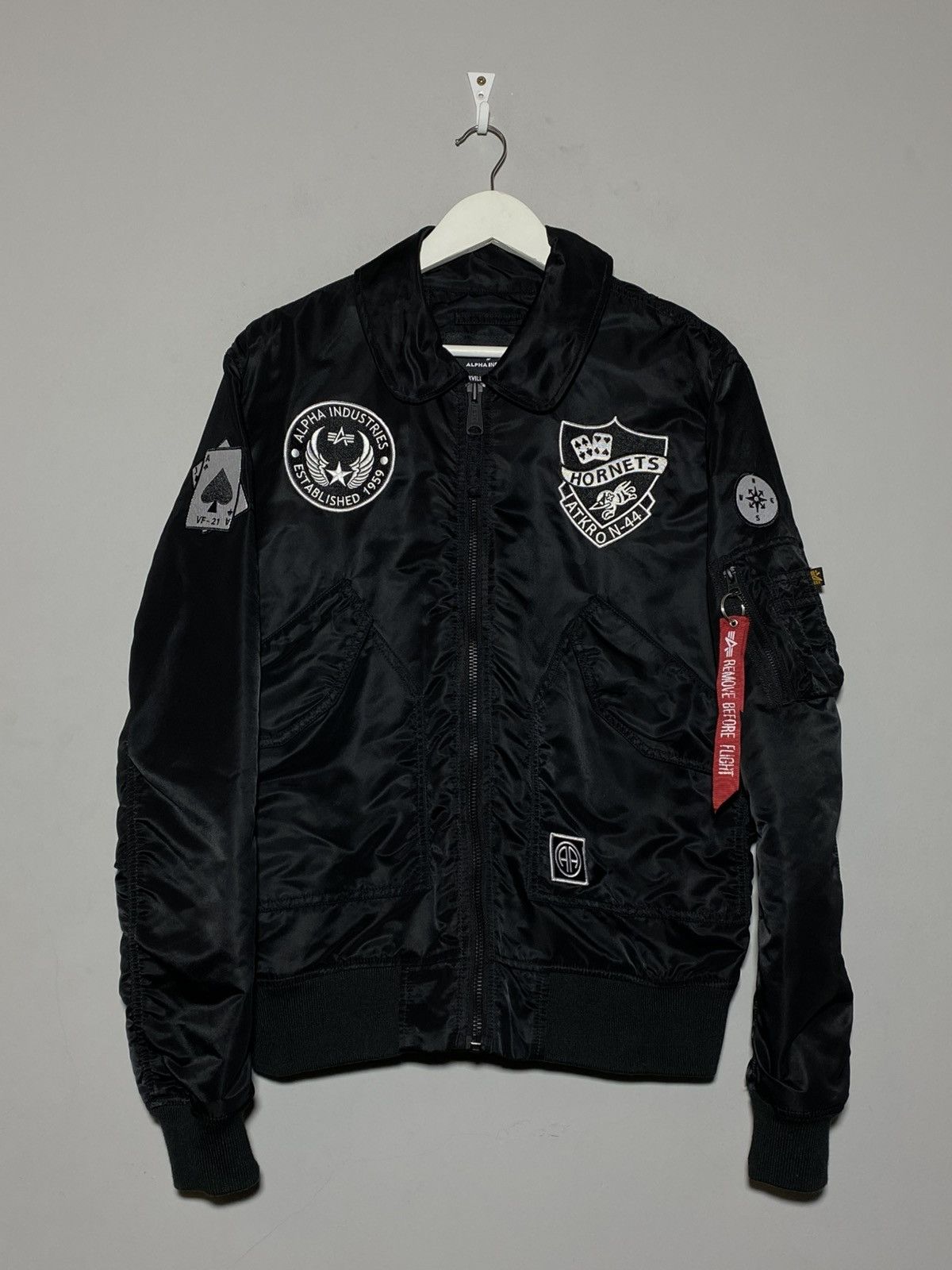 Alpha Industries Alpha Industries CWU Flyers Jacket With Multi Patch Top Gun Size US L / EU 52-54 / 3 - 1 Thumbnail