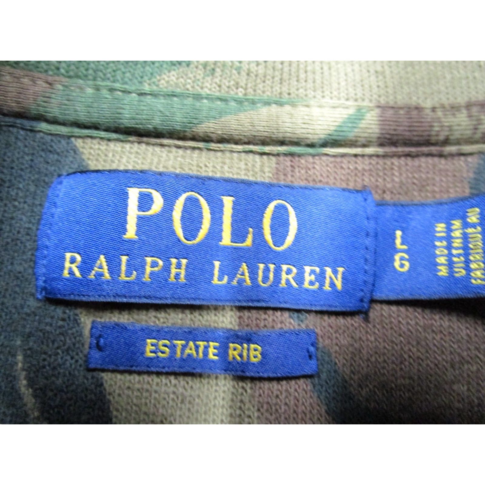Polo Ralph Lauren Polo Ralph Lauren Jacket Men’s Large Green Camo 1/4 Zip Pullover Classic Retro Size US L / EU 52-54 / 3 - 3 Thumbnail