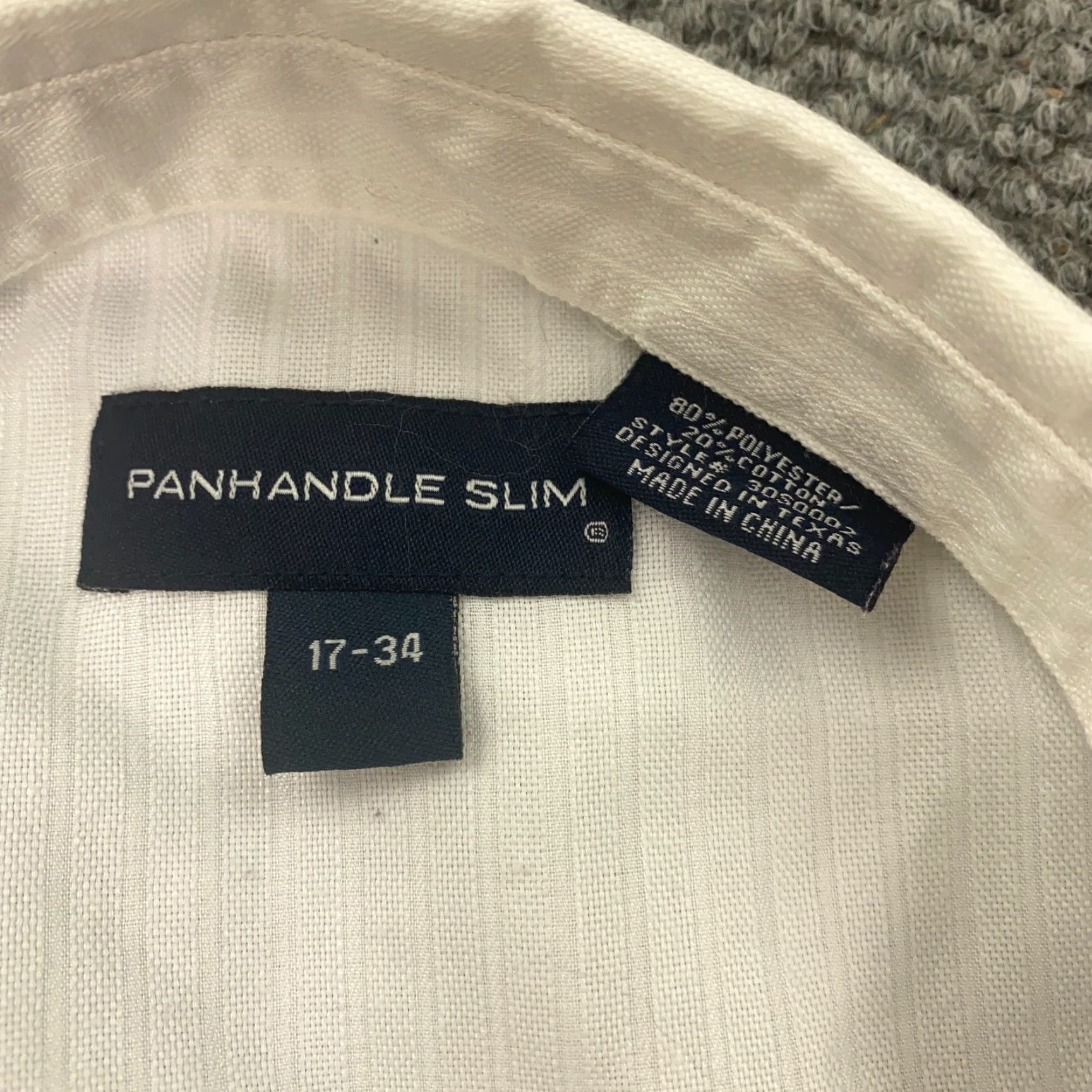 Vintage VINTAGE Panhandle Slim Western Shirt Mens 17-34 White Pearl Snap Sleeveless XS? Size US XL / EU 56 / 4 - 3 Thumbnail