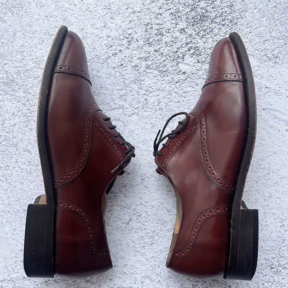 Barker × Handmade Barker England Handmade Brown Oxford leather US10 Size US 10 / EU 43 - 2 Thumbnail