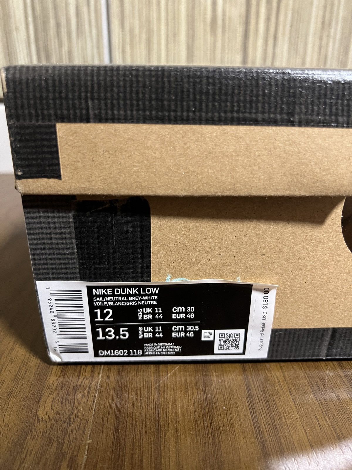 Nike × Off-White Nike Dunk Off White 3 of 50 Size US 12 / EU 45 - 7 Thumbnail