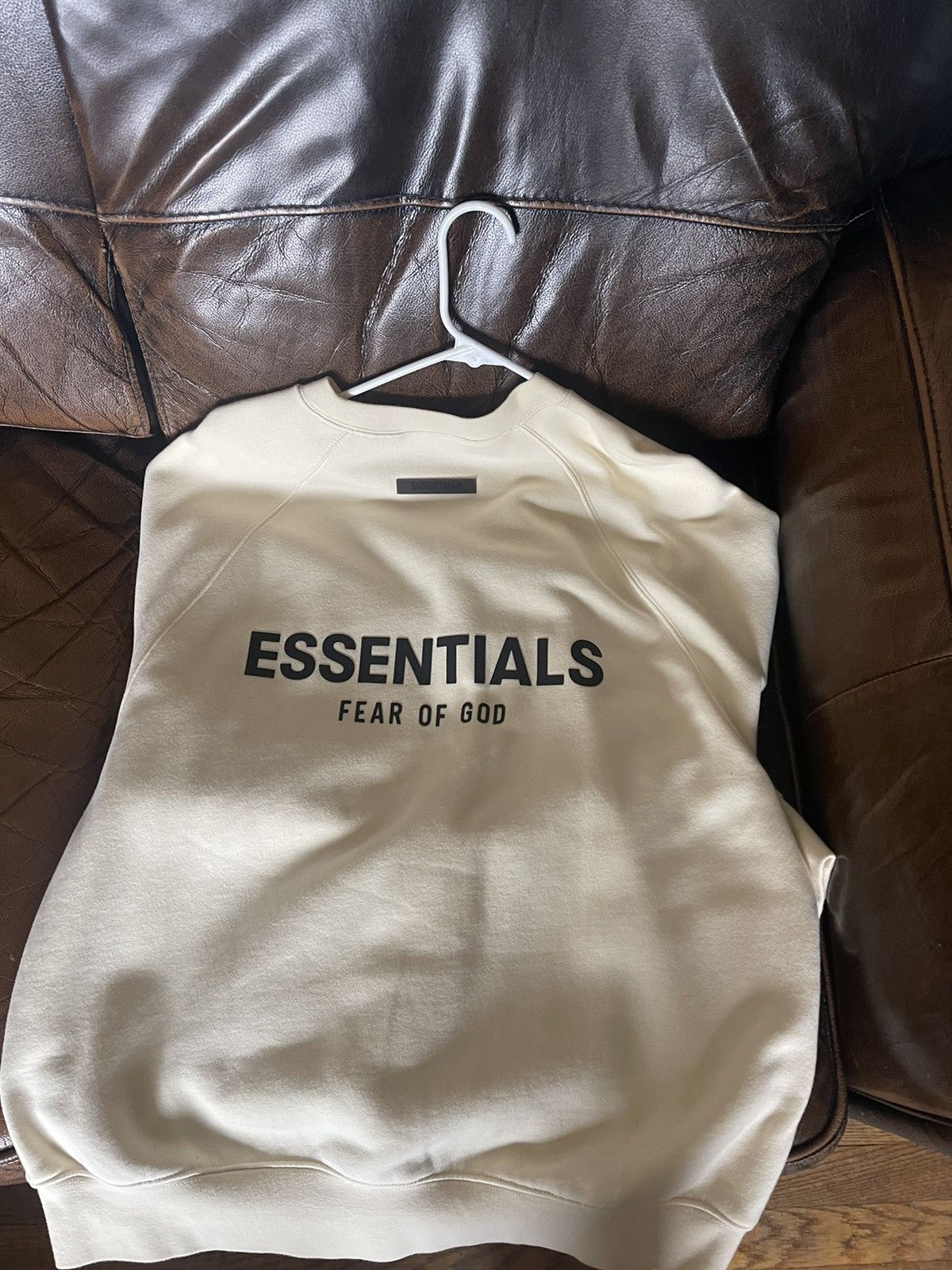 image of Essentials Buttercream Sweater in Beige, Men's (Size Medium)