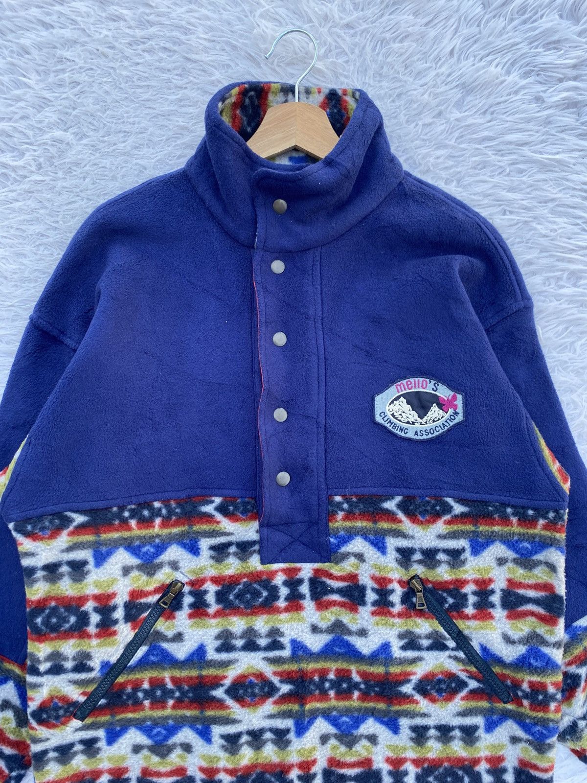 Polartec Rare Vintage Polartec Fleece Climbing Jacket Size US L / EU 52-54 / 3 - 1 Thumbnail