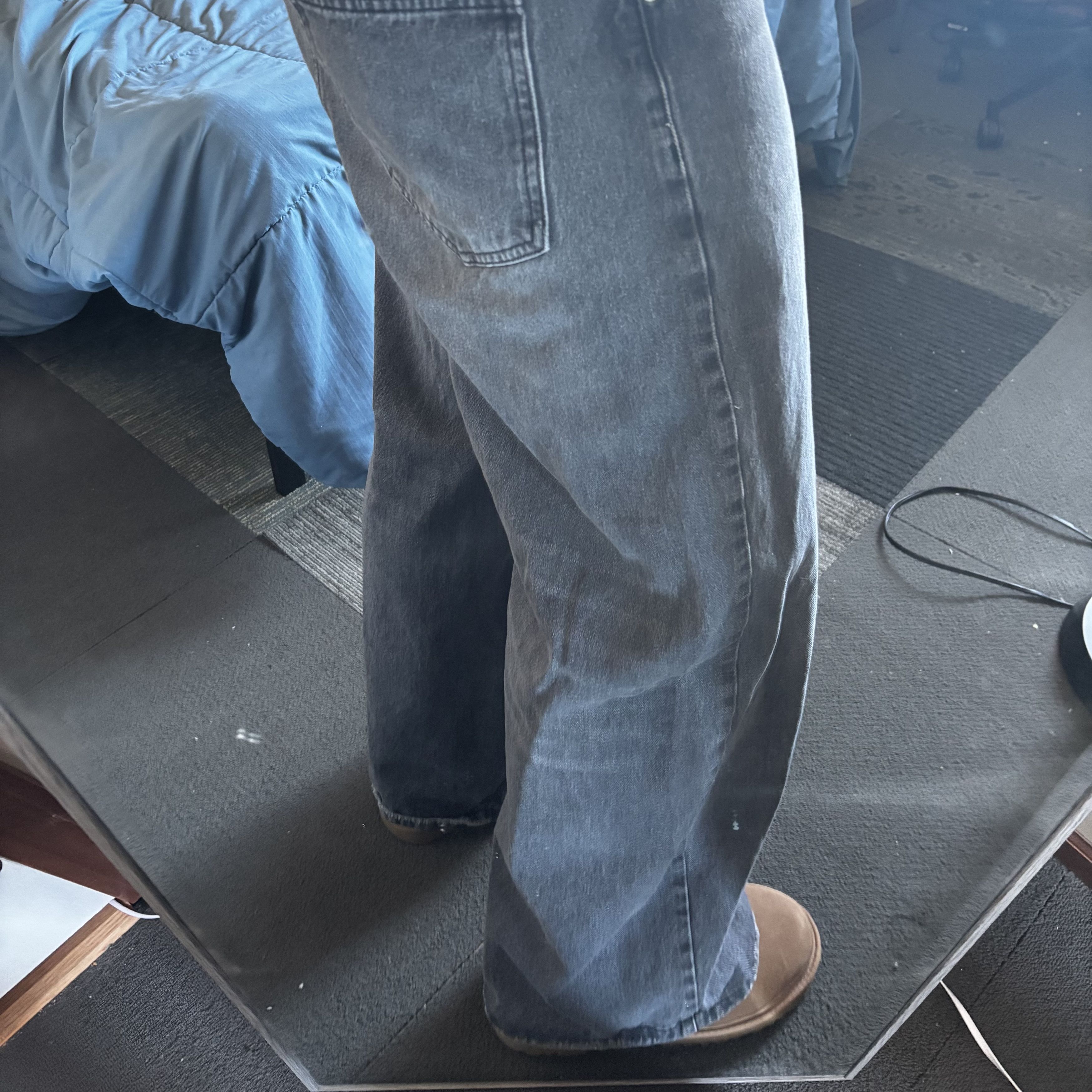 Other Men's Baggy Wide Leg Jeans Size US 32 / EU 48 - 2 Thumbnail