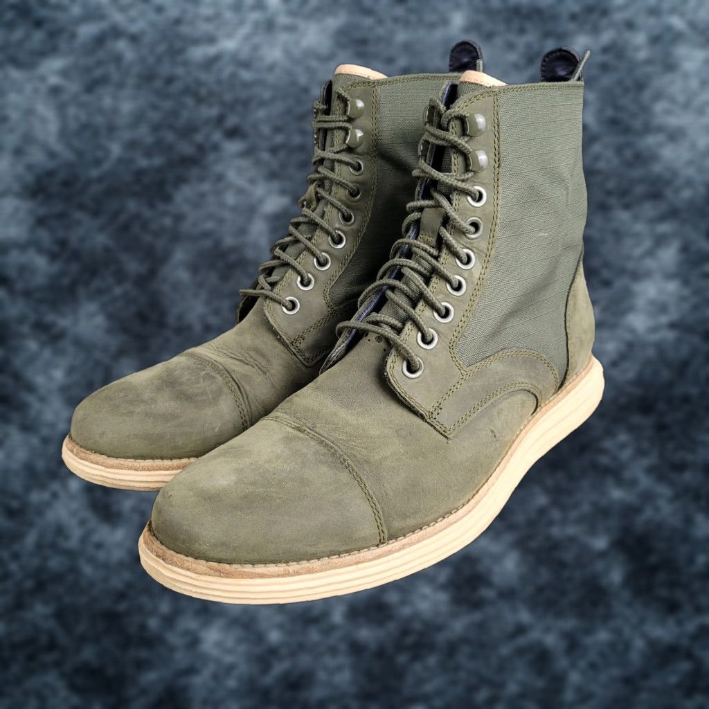 Cole Haan COLE HAAN Lunargrand Boots Green Camo Waterproof  display picture 2