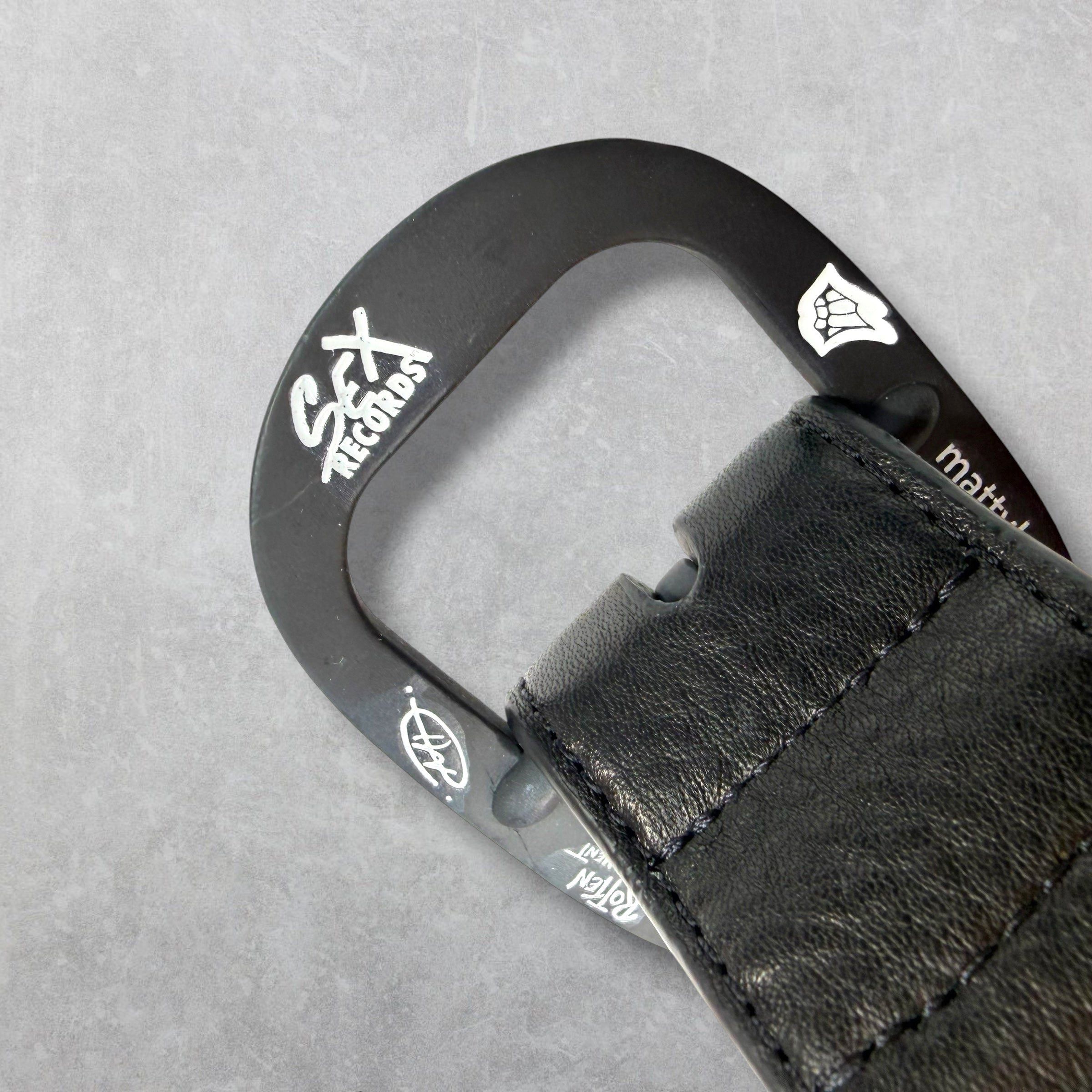 Matty Boy Matty Boy Anti Promo 99 Eyes Heart Belt 32 Size 32 - 7 Thumbnail