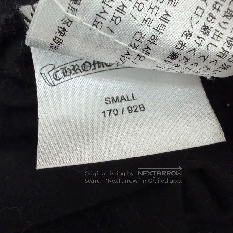 Chrome Hearts CHROME HEARTS Size S Black unicorn arm long sleeve Size US S / EU 44-46 / 1 - 5 Thumbnail