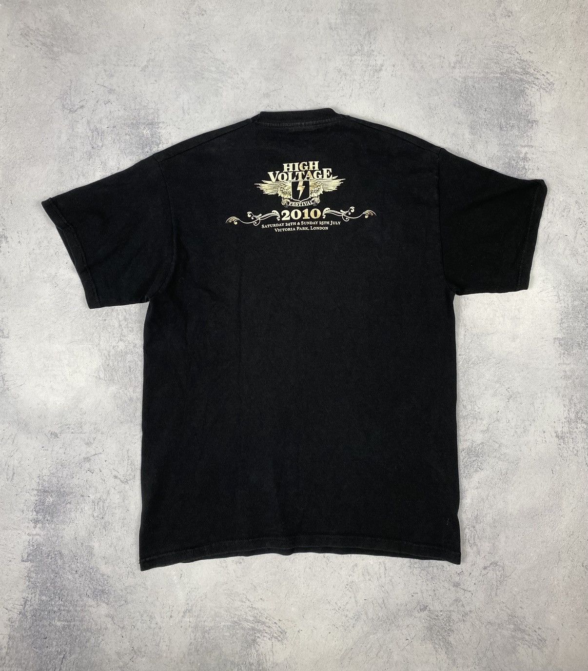 Band Tees × Vintage Vintage High Voltage Festival 2010 Rock Music Tee Size US L / EU 52-54 / 3 - 7 Thumbnail