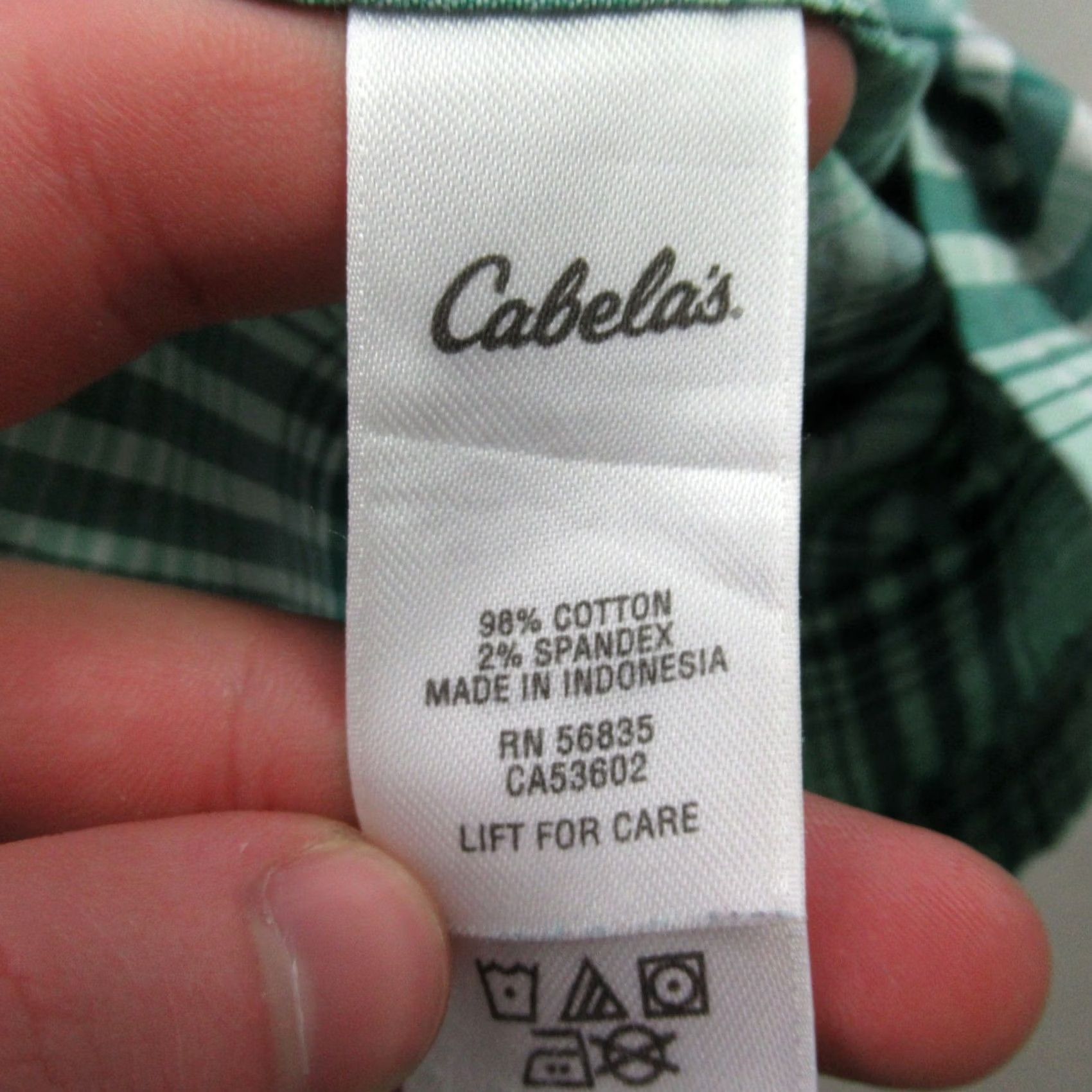 Vintage Cabelas Shirt Womens XL Long Sleeve Button Front Green Plaid Lightweight Size XL / US 12-14 / IT 48-50 - 5 Thumbnail