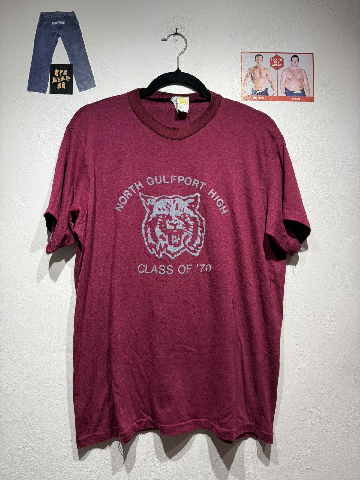 Vintage 1970s High School Class tee Size US L / EU 52-54 / 3 - 1 Thumbnail