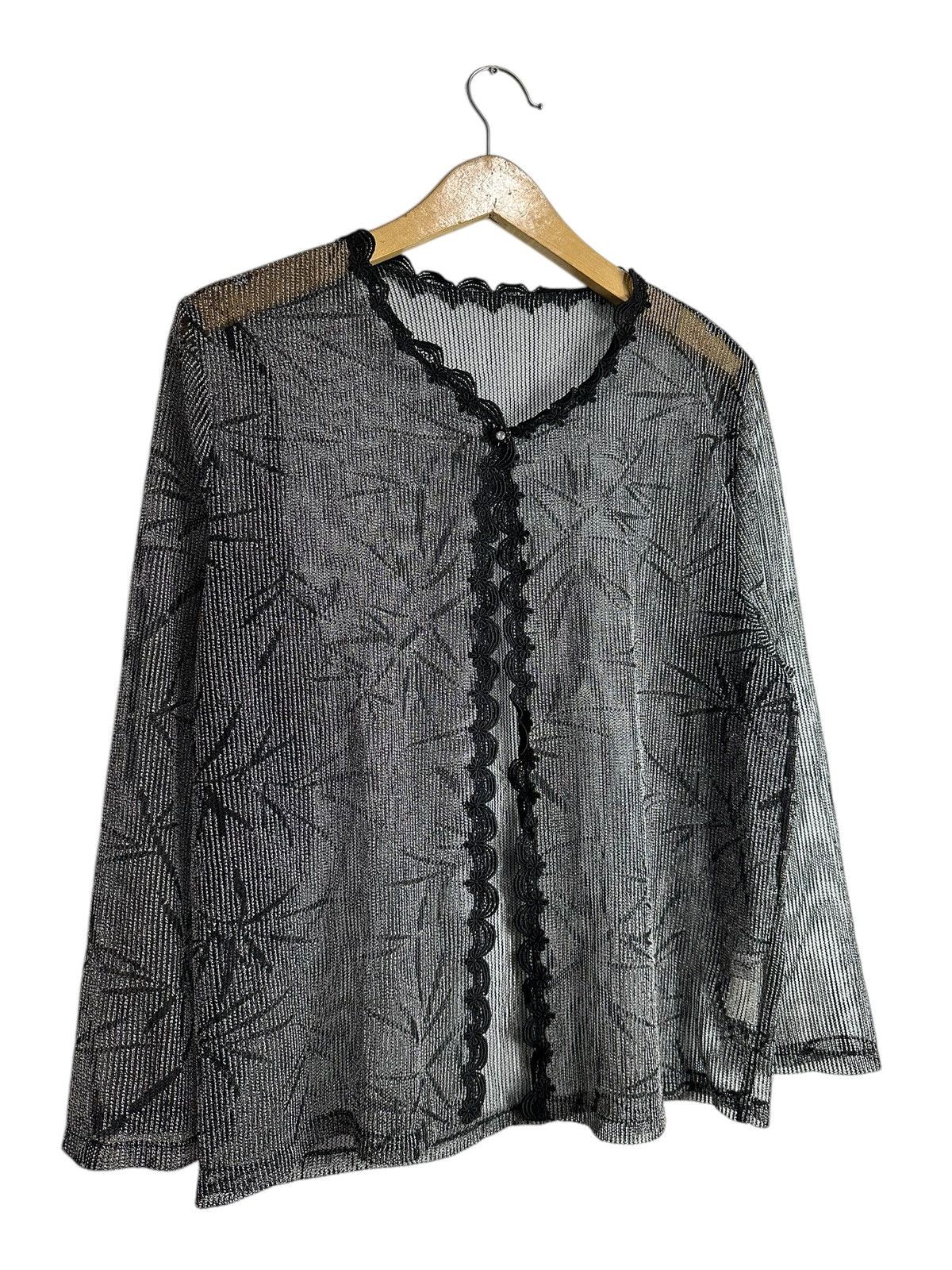 Yohji Yamamoto 2000s UNDEFINED TRANSPARENT Shirt ISSEY YOHJI STYLE Size M / US 6-8 / IT 42-44 - 3 Thumbnail