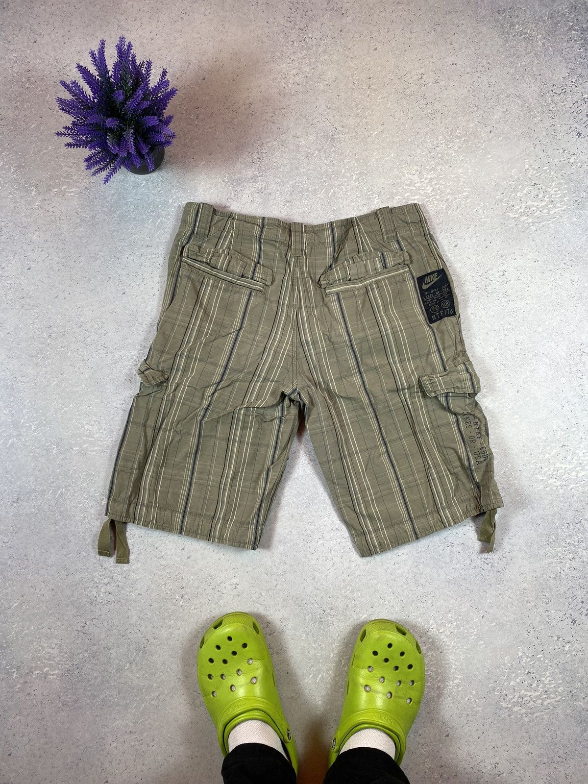 Nike × Vintage Vintage Men’s Grey Drill Short Size Small Size US 30 / EU 46 - 3 Thumbnail