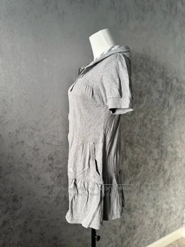 Burberry Burberry Gray Cotton Short Sleeve Hoodie Dress. Size M / US 6-8 / IT 42-44 - 8 Thumbnail
