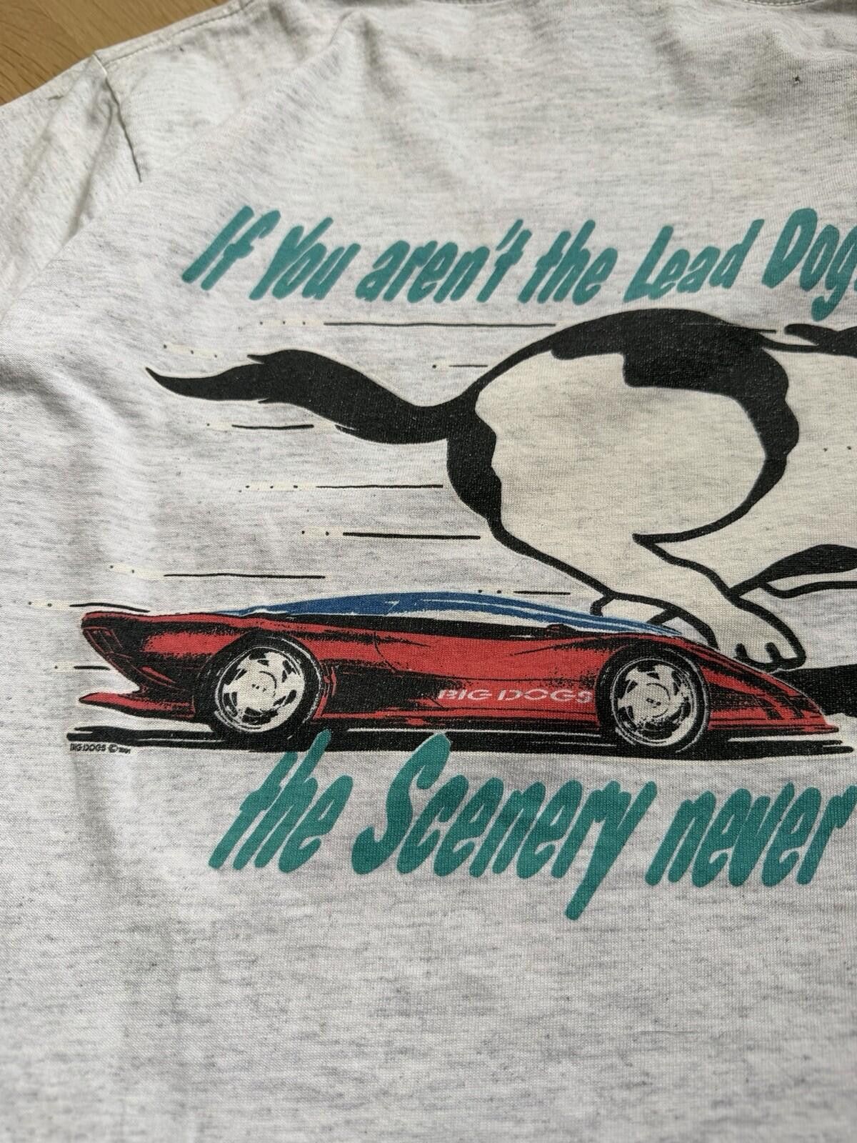 Big Dogs 90s Big Dog Car Single Stitch T-Shirt Size Medium Size US M / EU 48-50 / 2 - 4 Thumbnail