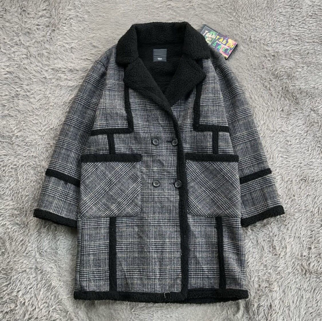 Japanese Brand × Vintage Datum Contemporary Coat Woll Plaid Tartan Size M / US 6-8 / IT 42-44 - 1 Thumbnail