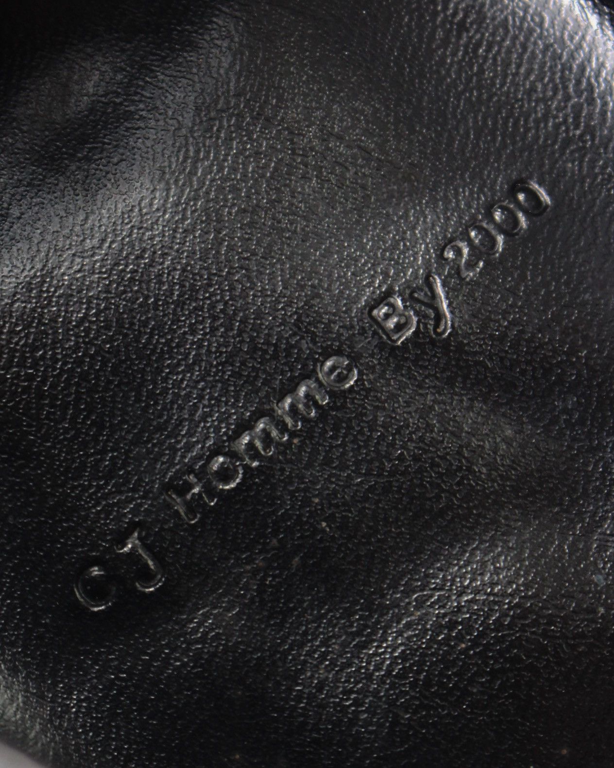 Designer × Japanese Brand CJ HOMME BY 2000 BLACK LEATHER CAPTOE OXFORDS Size US 7 / EU 40 - 8 Thumbnail