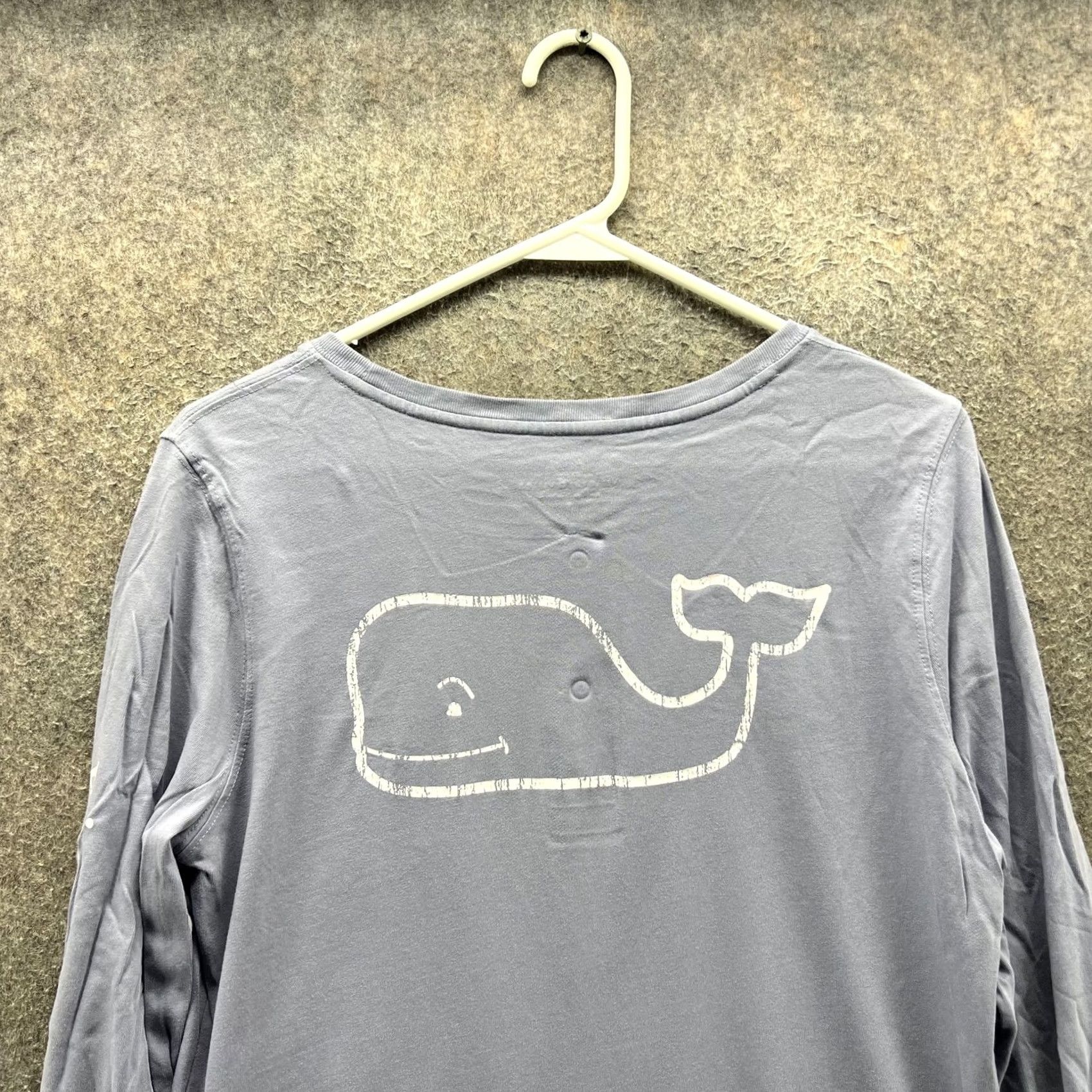 Vineyard Vines Vineyard Vines Shirt Mens Small Gray Long Sleeve Whale Graphic Tee Tagless S Gray Crew Neck T-Shirt Size US S / EU 44-46 / 1 - 3 Thumbnail