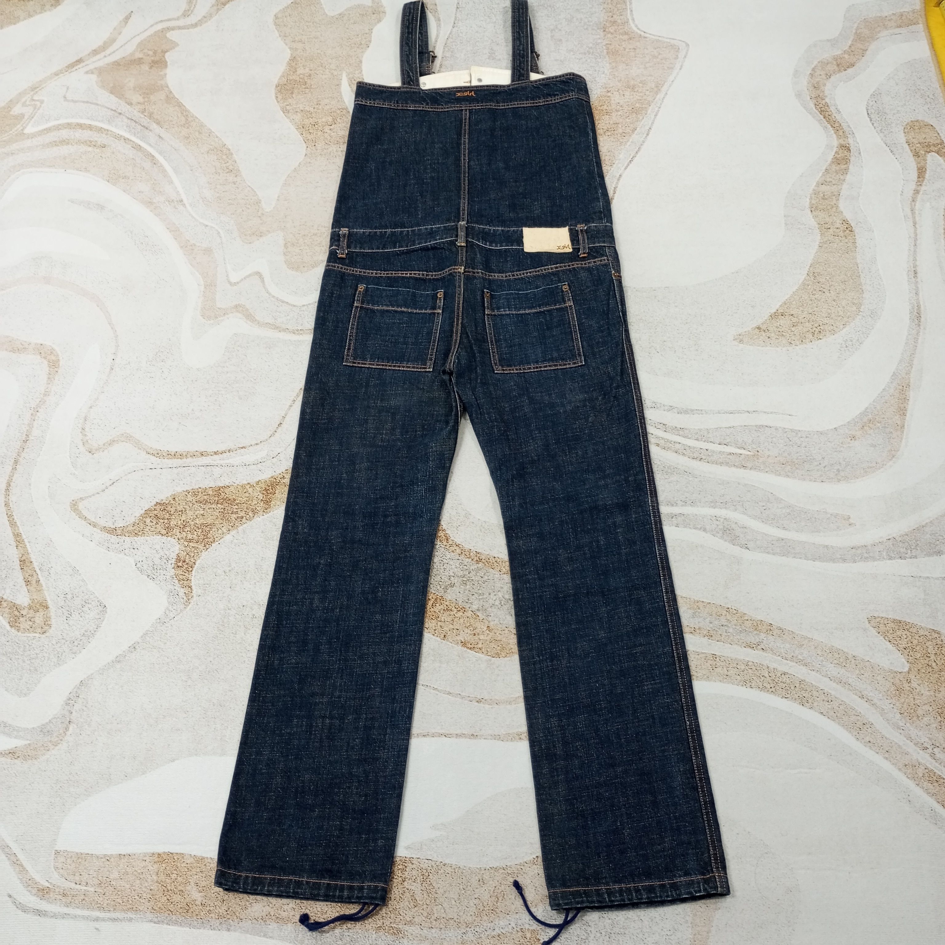 Vintage X-Girl Streetwear Style Overall Jeans c235n20 Size US 36 / EU 52 - 4 Thumbnail