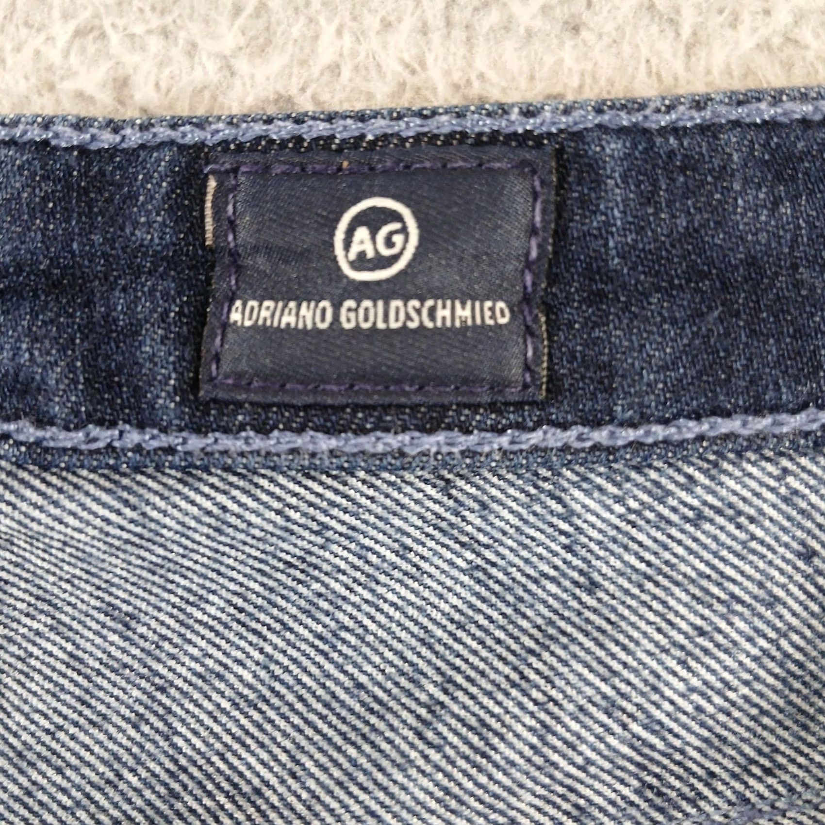 Vintage AG Adriano Goldschmied The Ballad Slim Boot Jeans Dark Wash 31R Womens Jeans Wide 5-Pocket Denim Cotton Blend Bag? Size 24" / US 00 / IT 34 - 5 Thumbnail