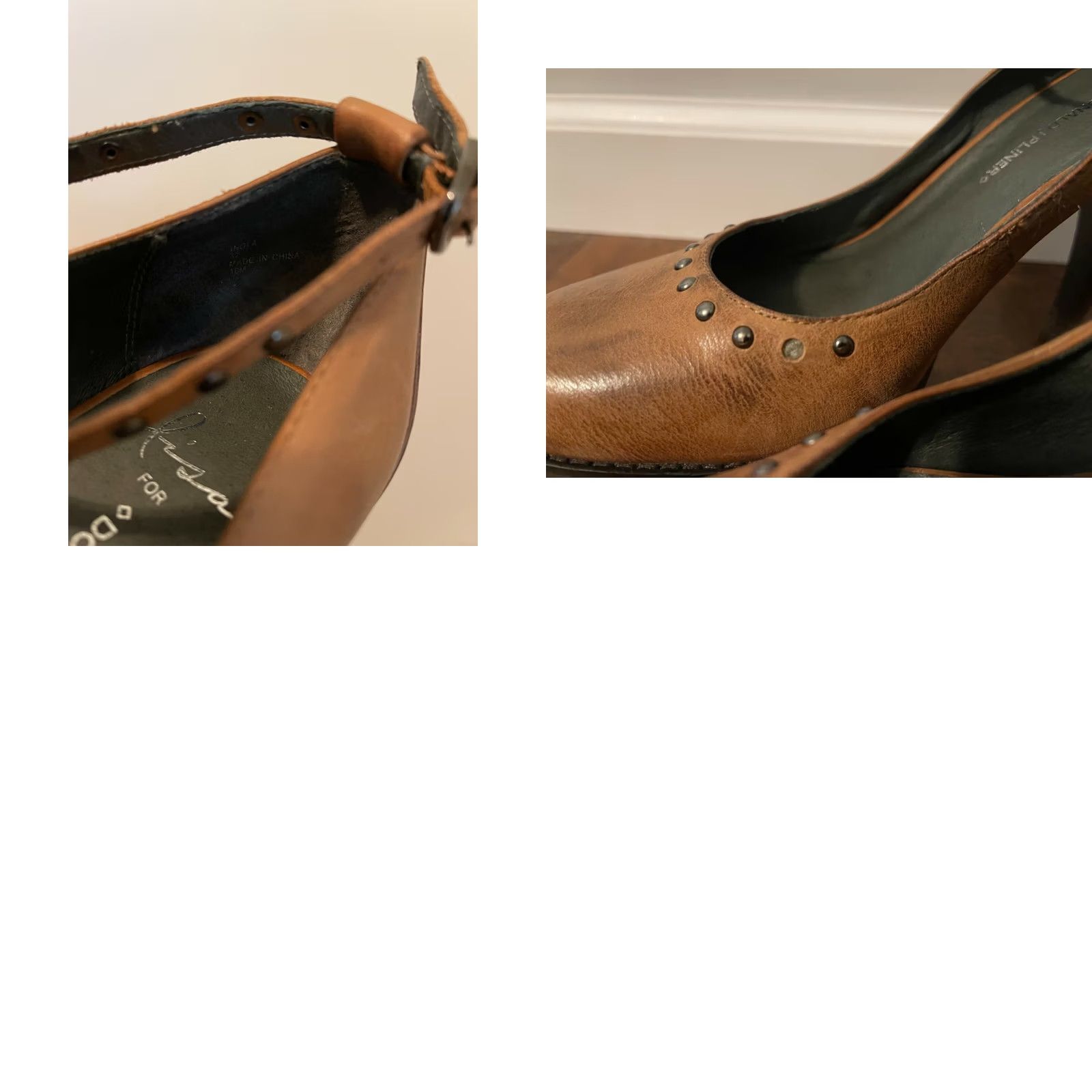 Donald Pliner Donald Pliner Lisa Inola Ankle Strap Platform Pumps Heels - Women's 10M Brown Leather Platform Heel Shoes M Mens Womens Size US 10 / IT 40 - 8 Thumbnail
