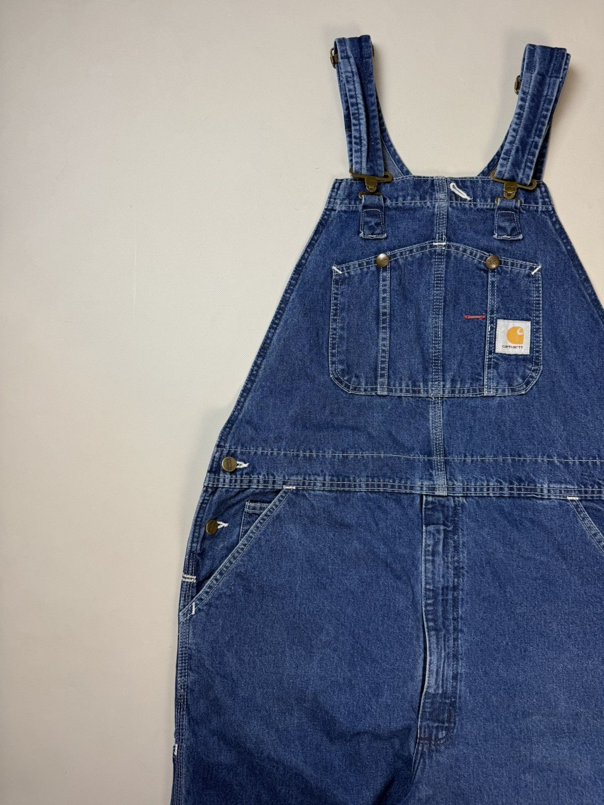 Carhartt Carhartt Men’s Workwear Denim Carpenter Overall Pants Size US 38 / EU 54 - 5 Thumbnail
