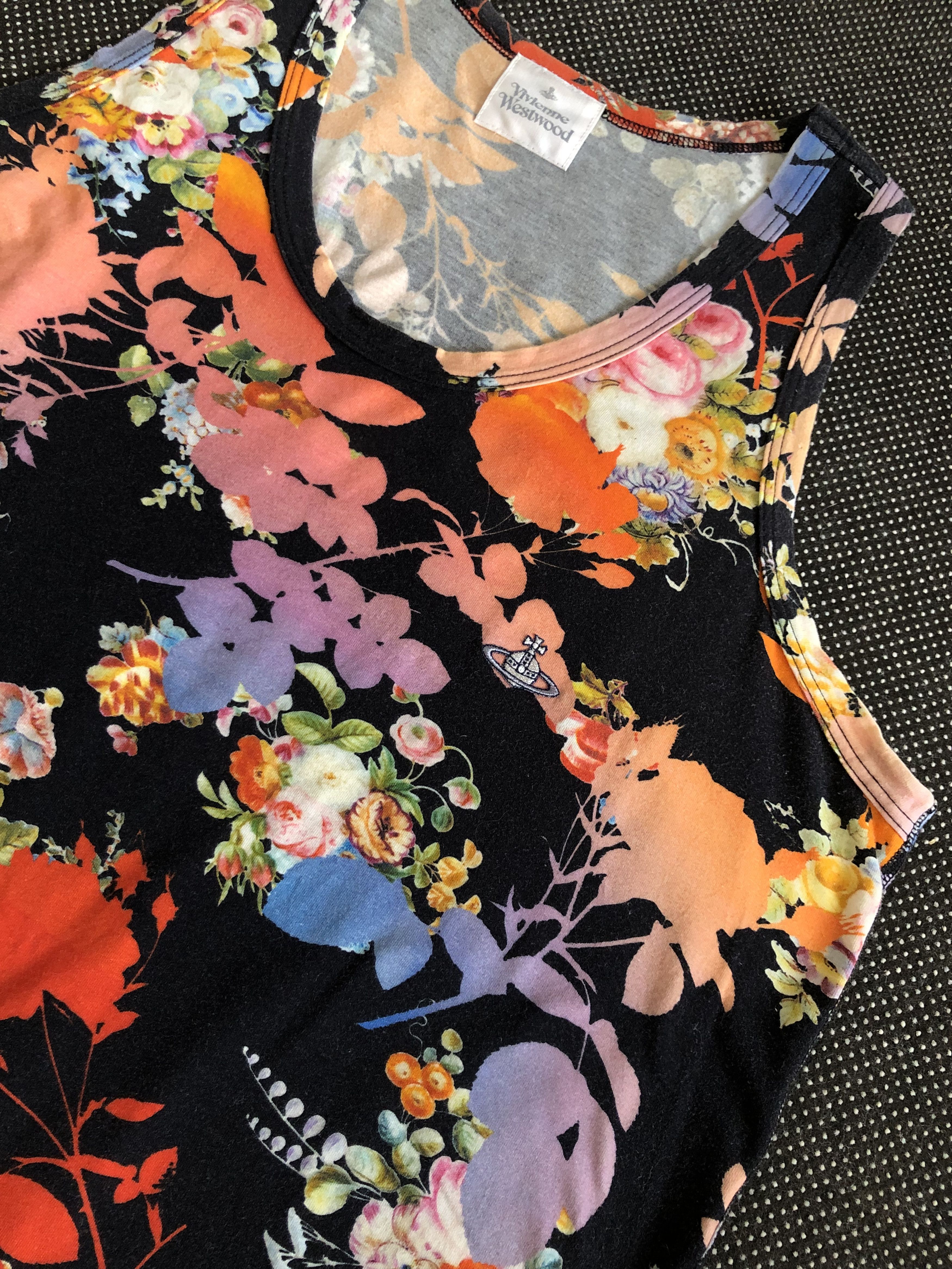 Vivienne Westwood S/S2013 ORB LOGO COCOTTE FLORAL-PRINT Size S / US 4 / IT 40 - 4 Thumbnail