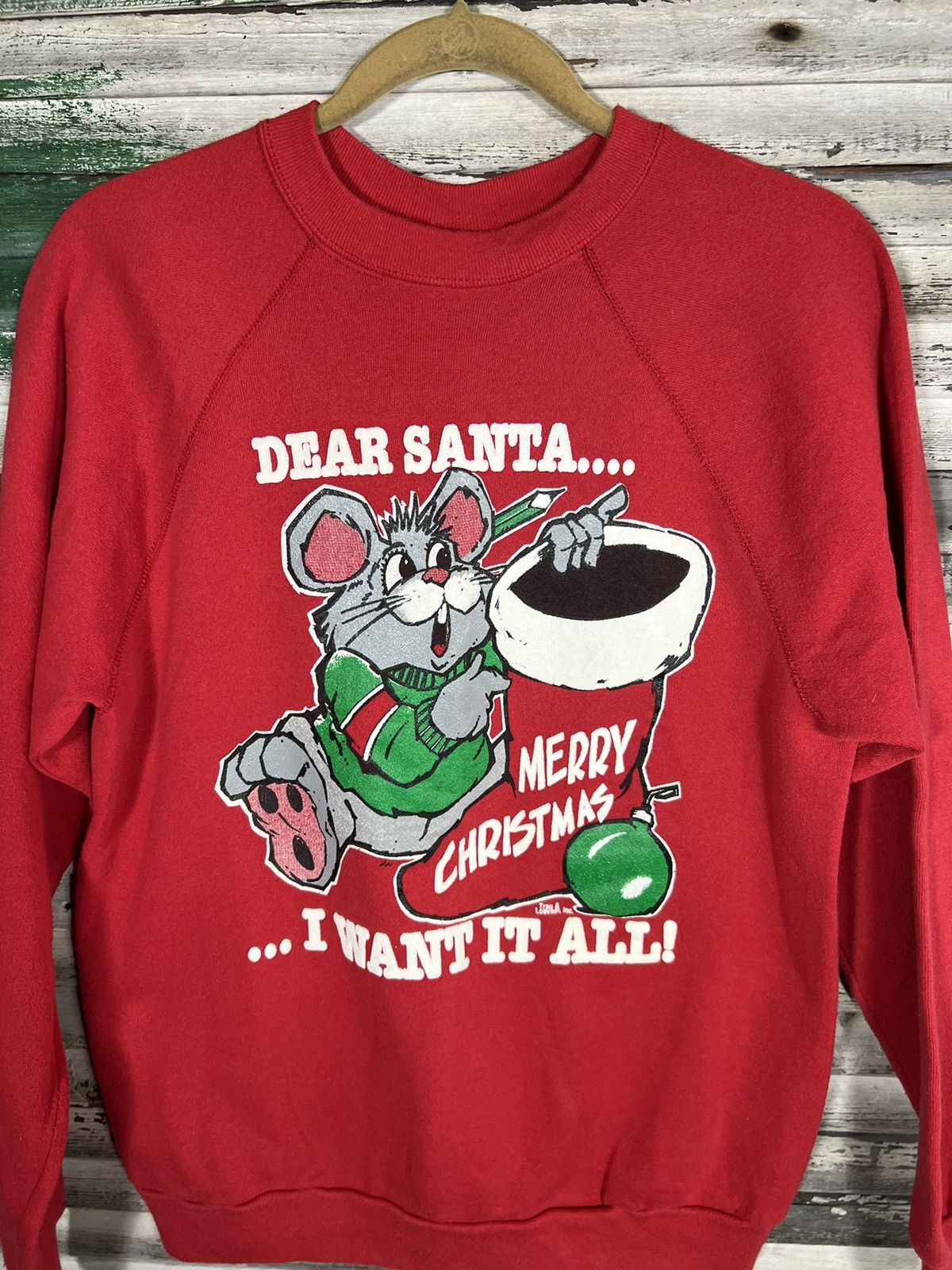 Vintage Vintage Christmas Sweatshirt Size US L / EU 52-54 / 3 - 2 Thumbnail