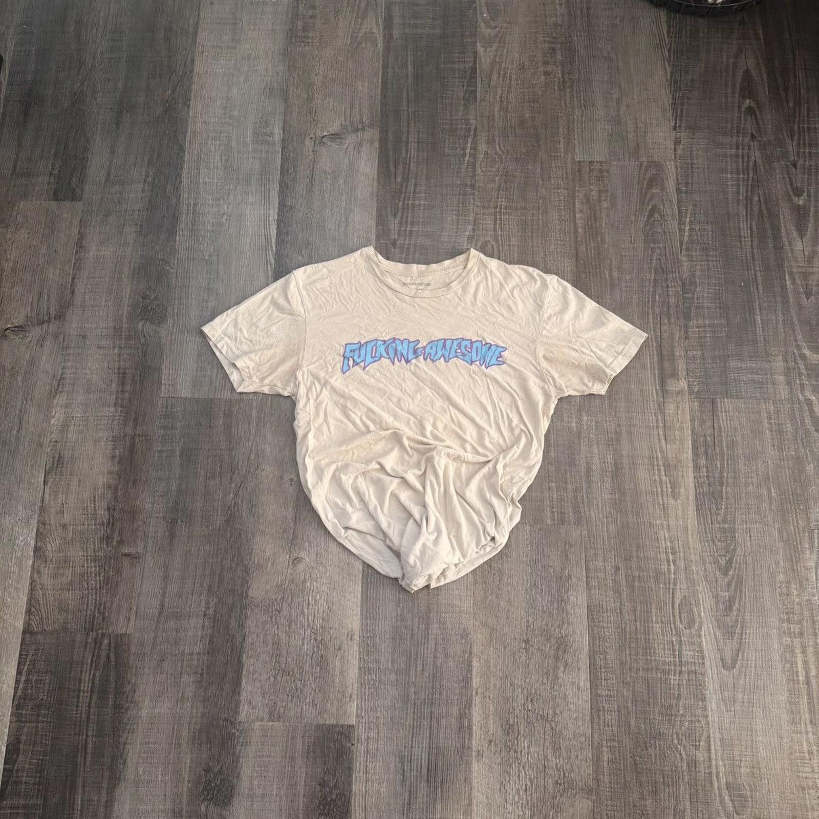 Fucking Awesome FUCKING AWESOME • VNTG "Tan" Tee (M) Size US M / EU 48-50 / 2 - 1 Thumbnail