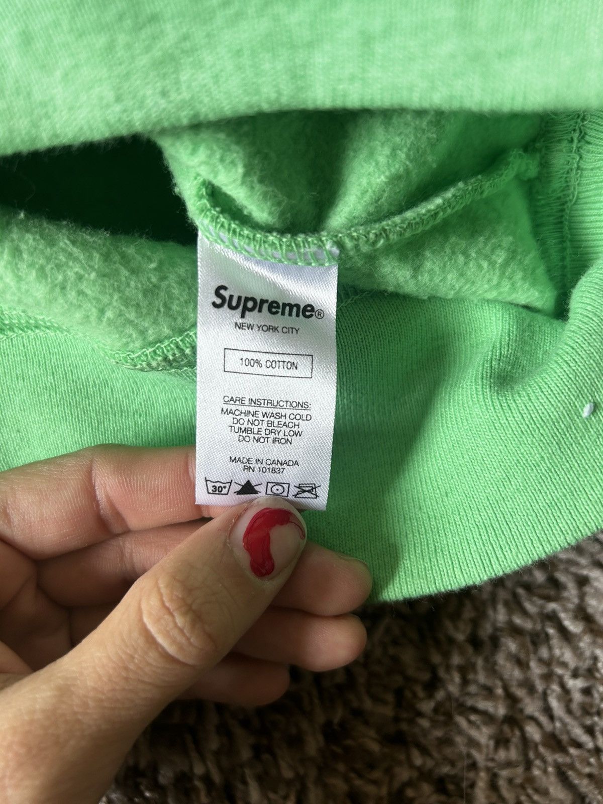 Supreme supreme kanji logo crewneck Size US M / EU 48-50 / 2 - 7 Thumbnail