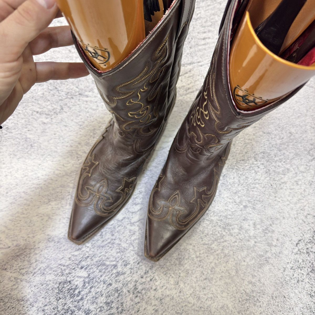 Cowboy Equipment Buffalo Welted Western Cowboy Boots US10 UK9 EU43 28cm Size US 10 / EU 43 - 5 Thumbnail