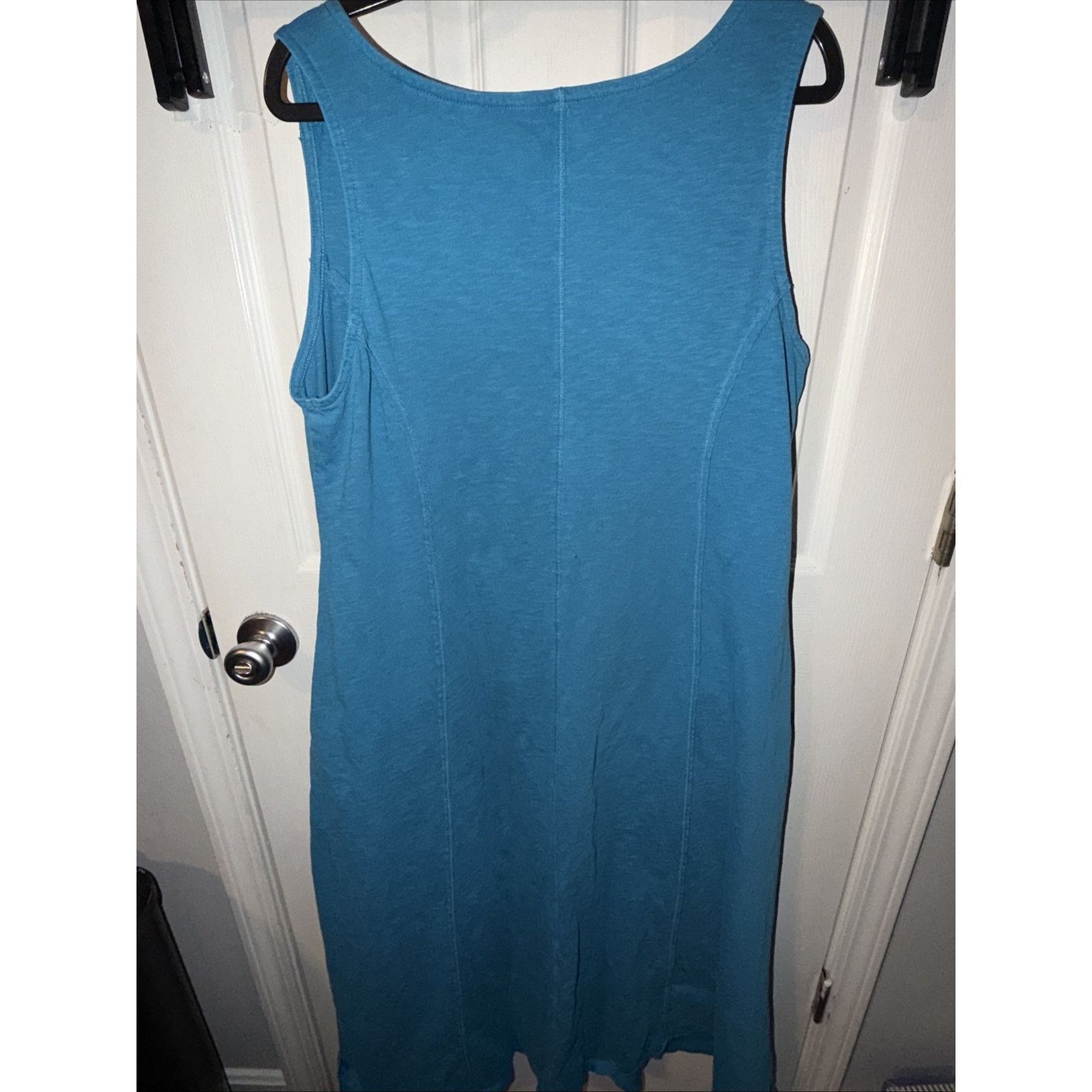 Soft Surroundings Soft Surroundings Women Teal Blue XL Maxi Dress Pockets Size XL / US 12-14 / IT 48-50 - 11 Thumbnail