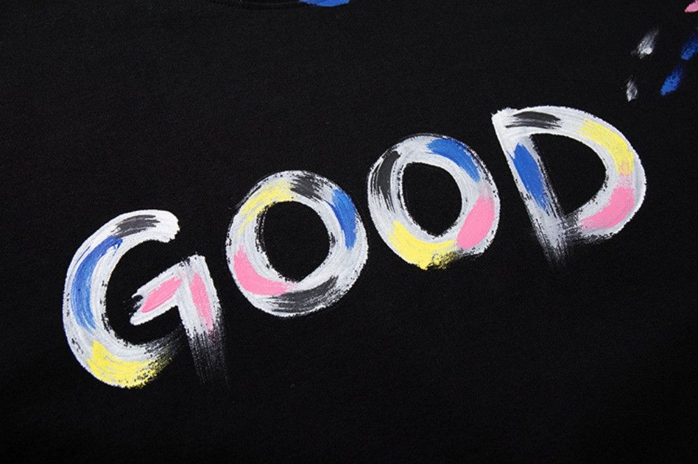 Japanese Brand × Vintage Trendy paint printed cotton casual letter loose T-shirt Size US M / EU 48-50 / 2 - 4 Thumbnail