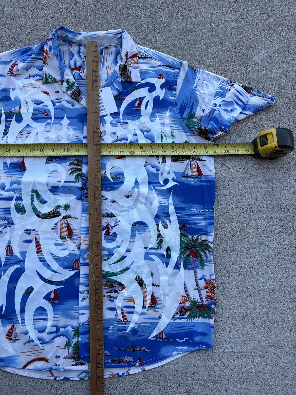 Warren Lotas 2024 Warren Lotas “Mirror Muscle Mafia” Button-Up Size L Size US L / EU 52-54 / 3 - 6 Thumbnail