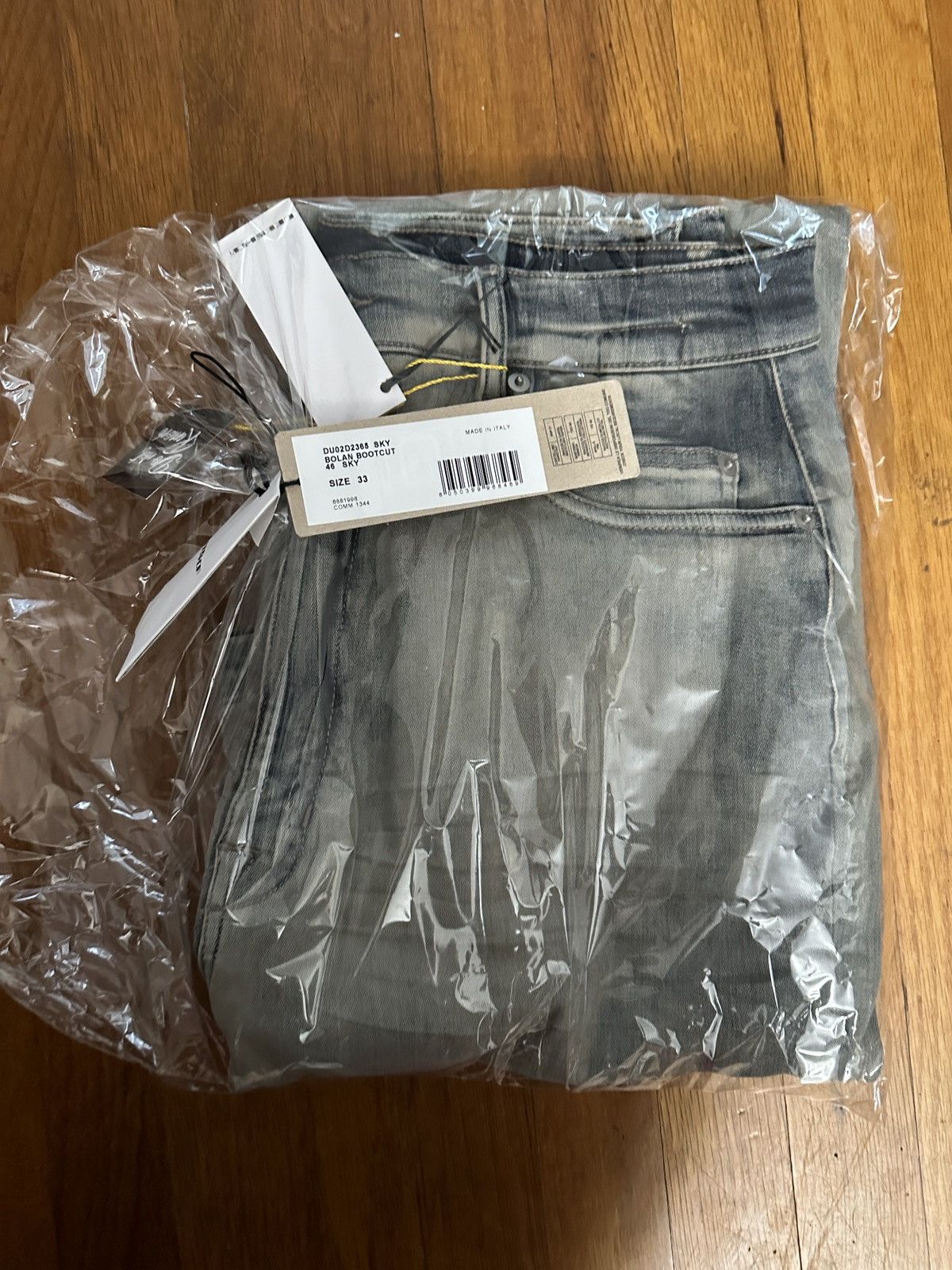 Rick Owens RICK OWENS BOLAN BOOTCUT- SKY F/W24 Size US 33 - 1 Thumbnail