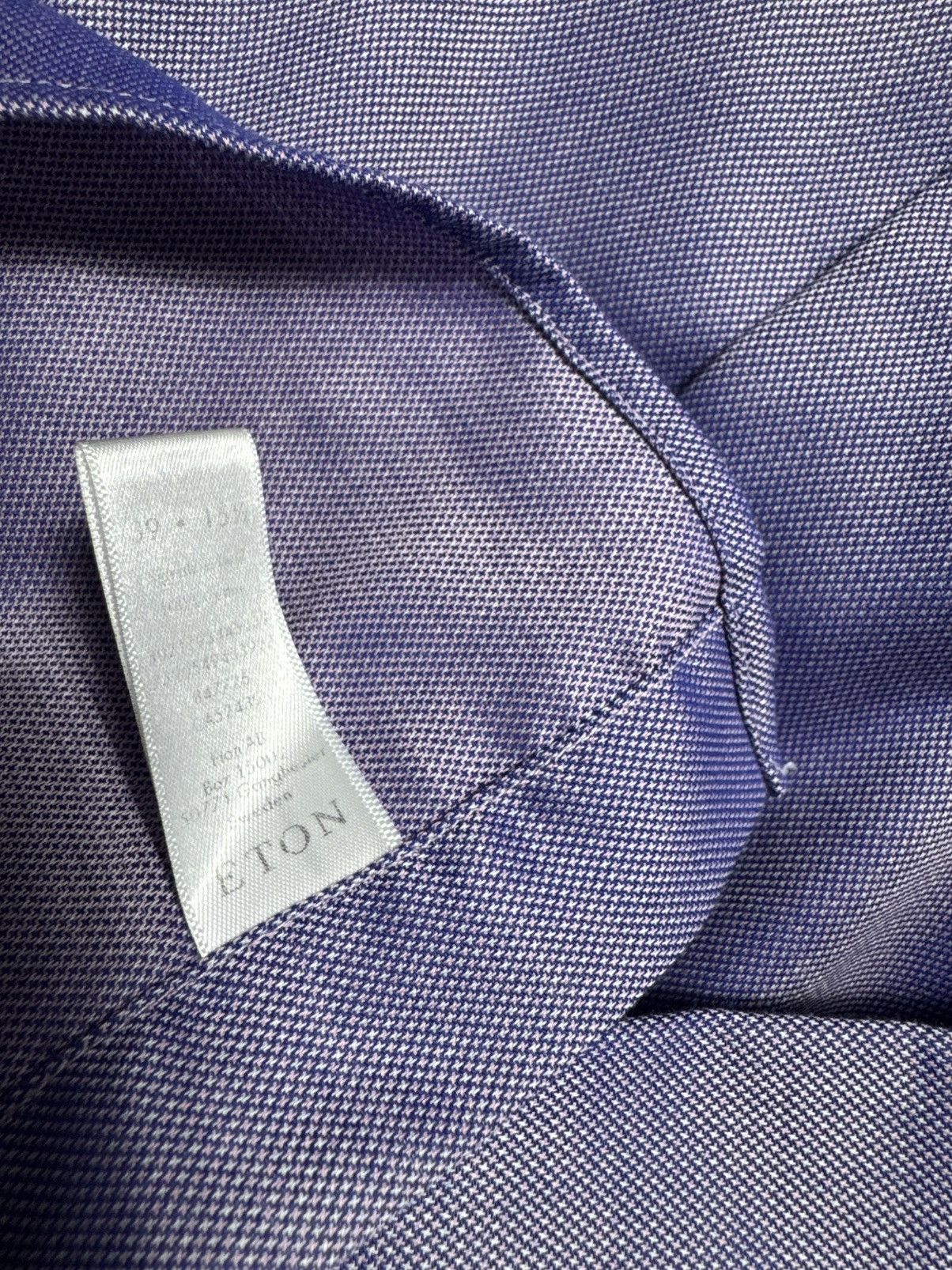 Eton Eton Luxury Button Up Purple Shirt Size M Size US M / EU 48-50 / 2 - 6 Thumbnail