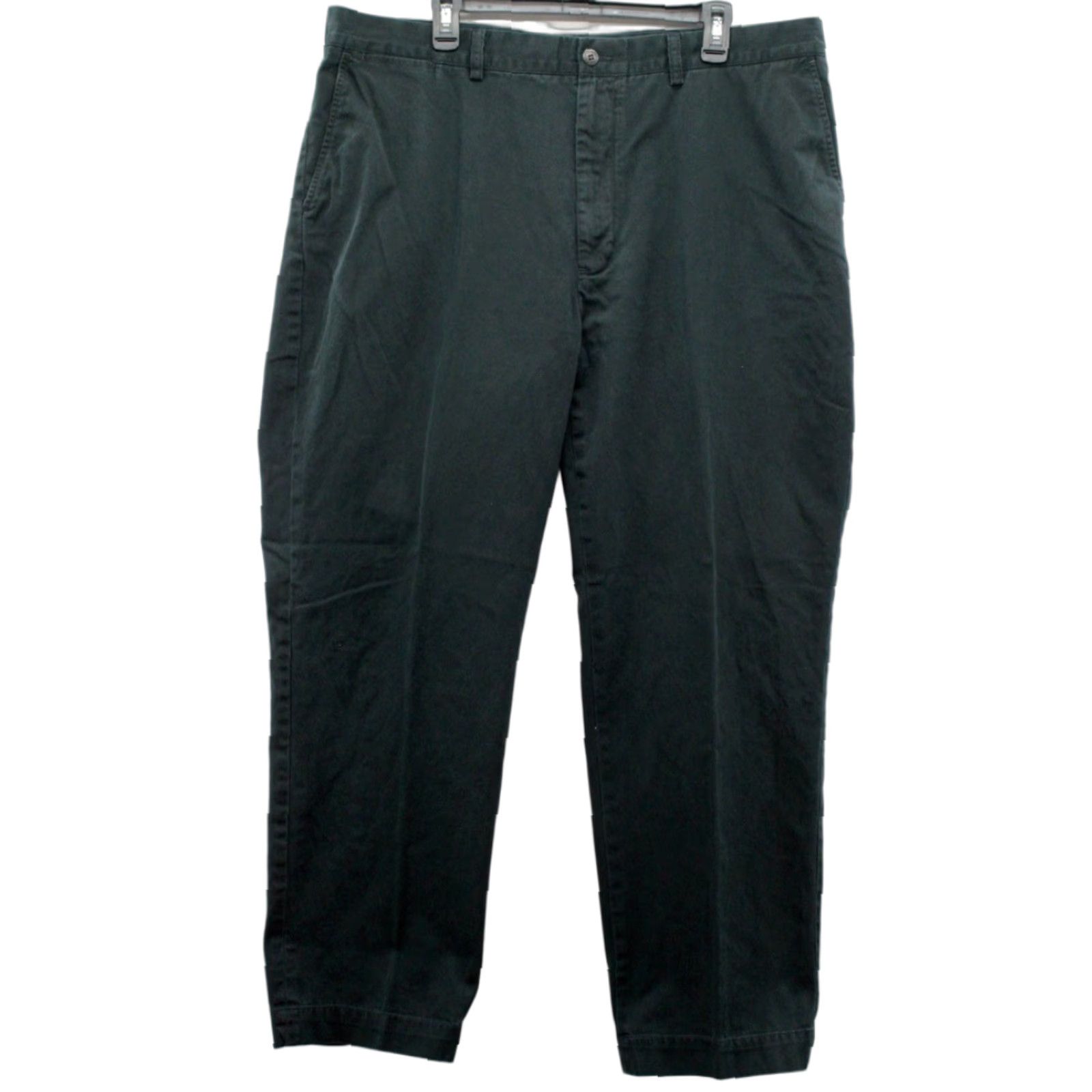 Polo Ralph Lauren VINTAGE Polo Ralph Lauren Prospect Pants Men's 40 x 30 Black Cotton Chino Flat Front Size US L / EU 52-54 / 3 - 1 Thumbnail