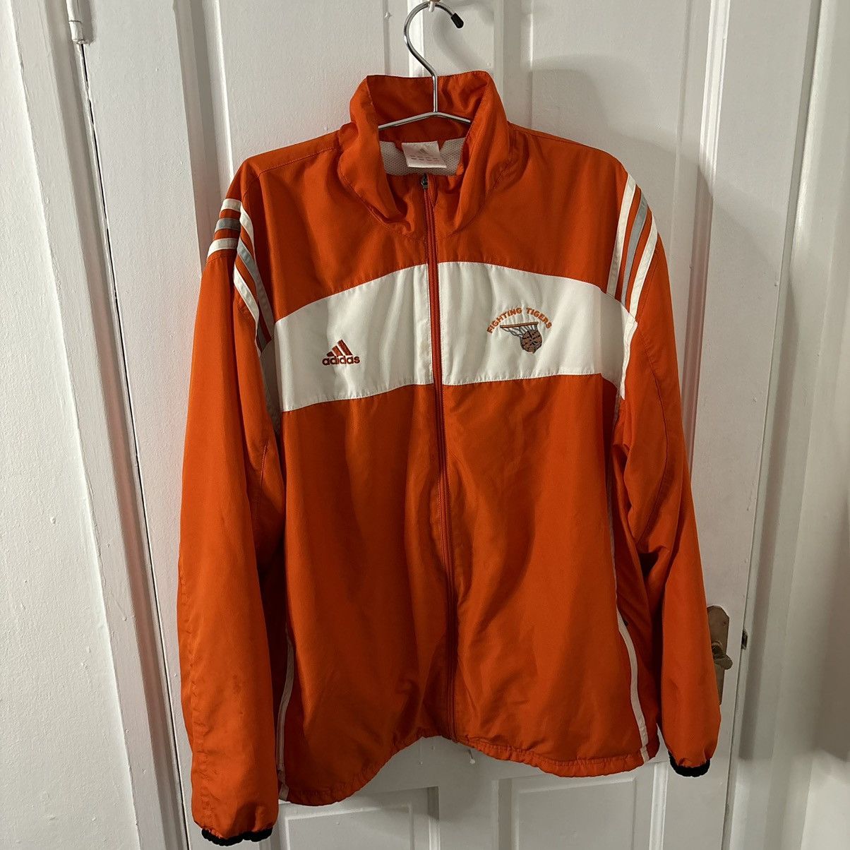 Adidas × Vintage Adidas Fighting Tigers XL Windbreaker Jacket Size US XL / EU 56 / 4 - 7 Thumbnail