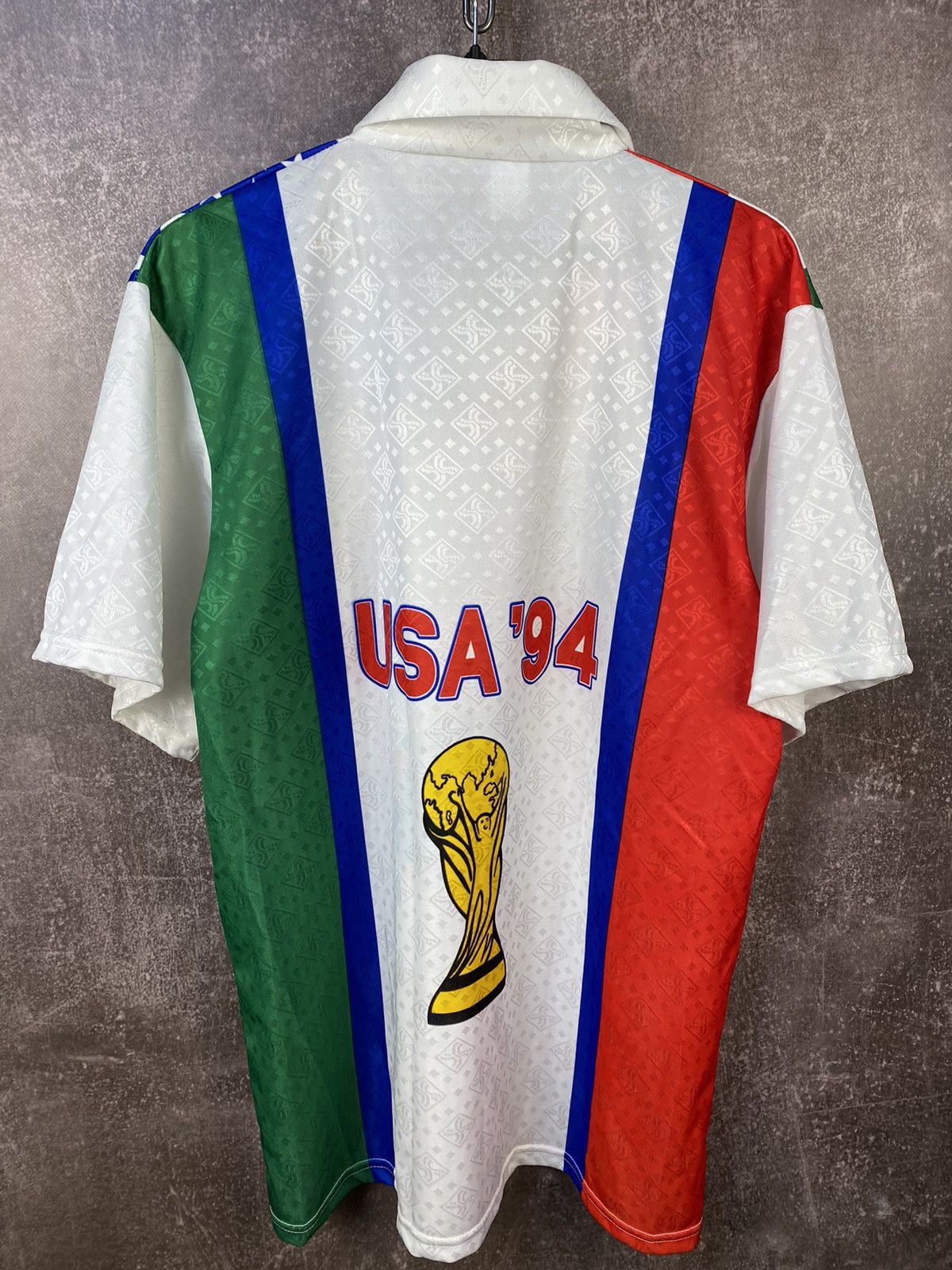 Vintage World Cup USA 94 Vintage T shirt Jersey USA Italy Size US XL / EU 56 / 4 - 2 Thumbnail