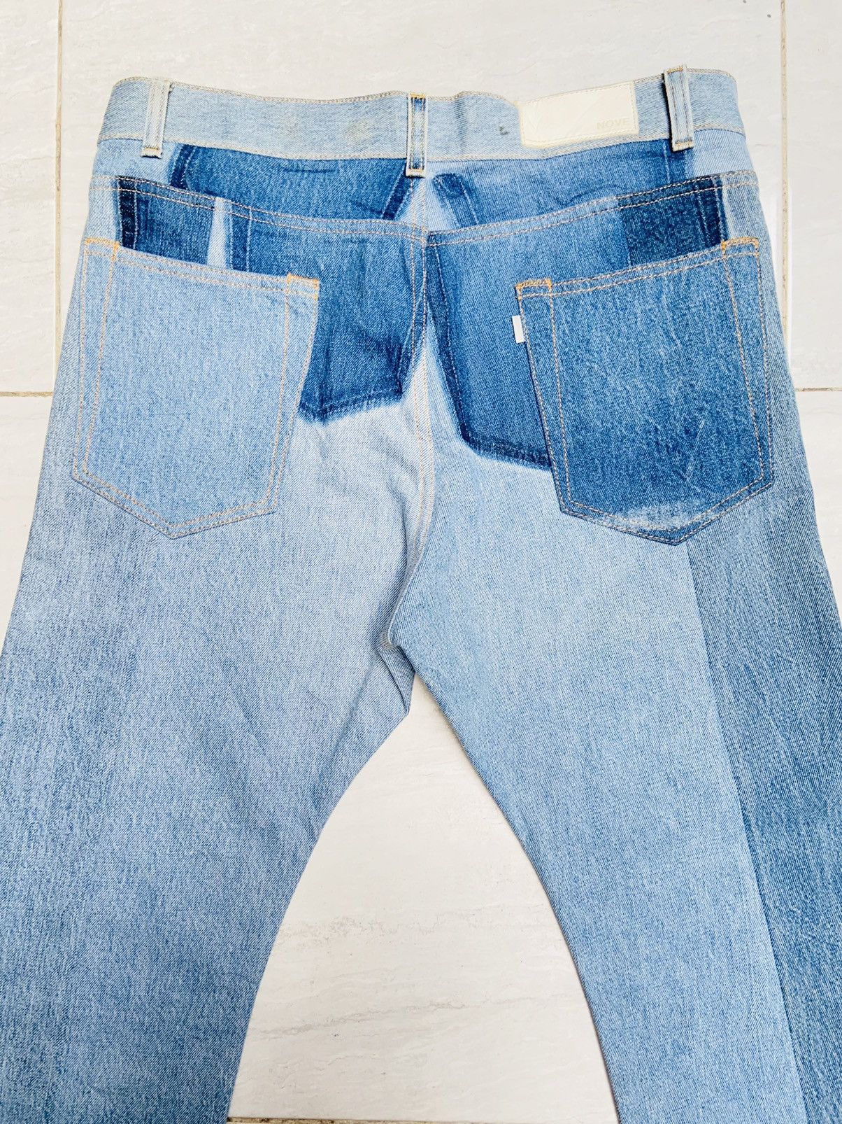 Issey Miyake NOVE Panel Denim Jeans Size US 35 - 20 Thumbnail
