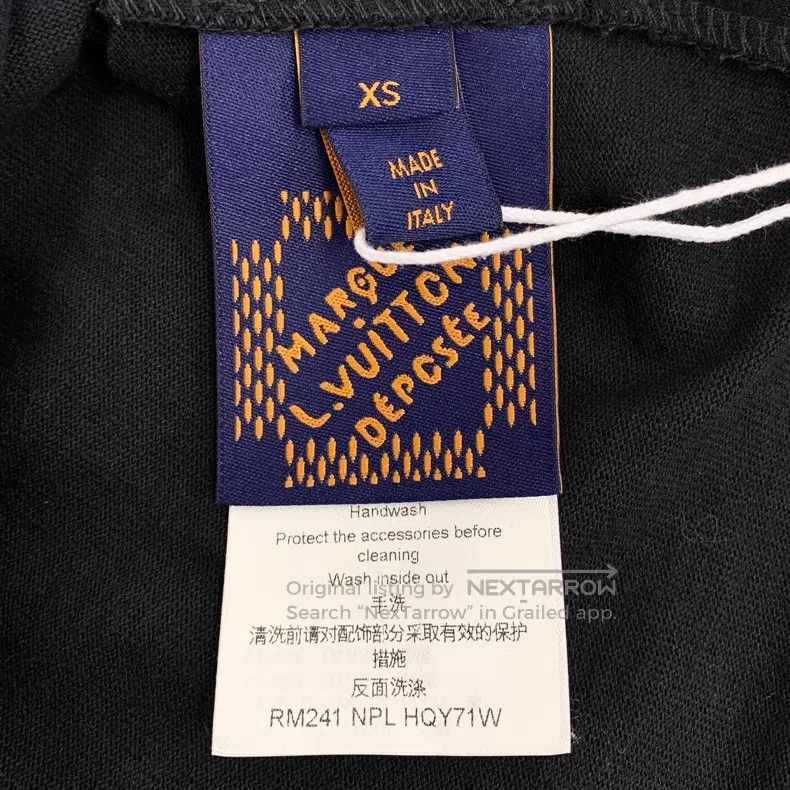 Louis Vuitton Louis Vuitton Black logo monogrammed beaded cotton short s Size US XS / EU 42 / 0 - 7 Thumbnail